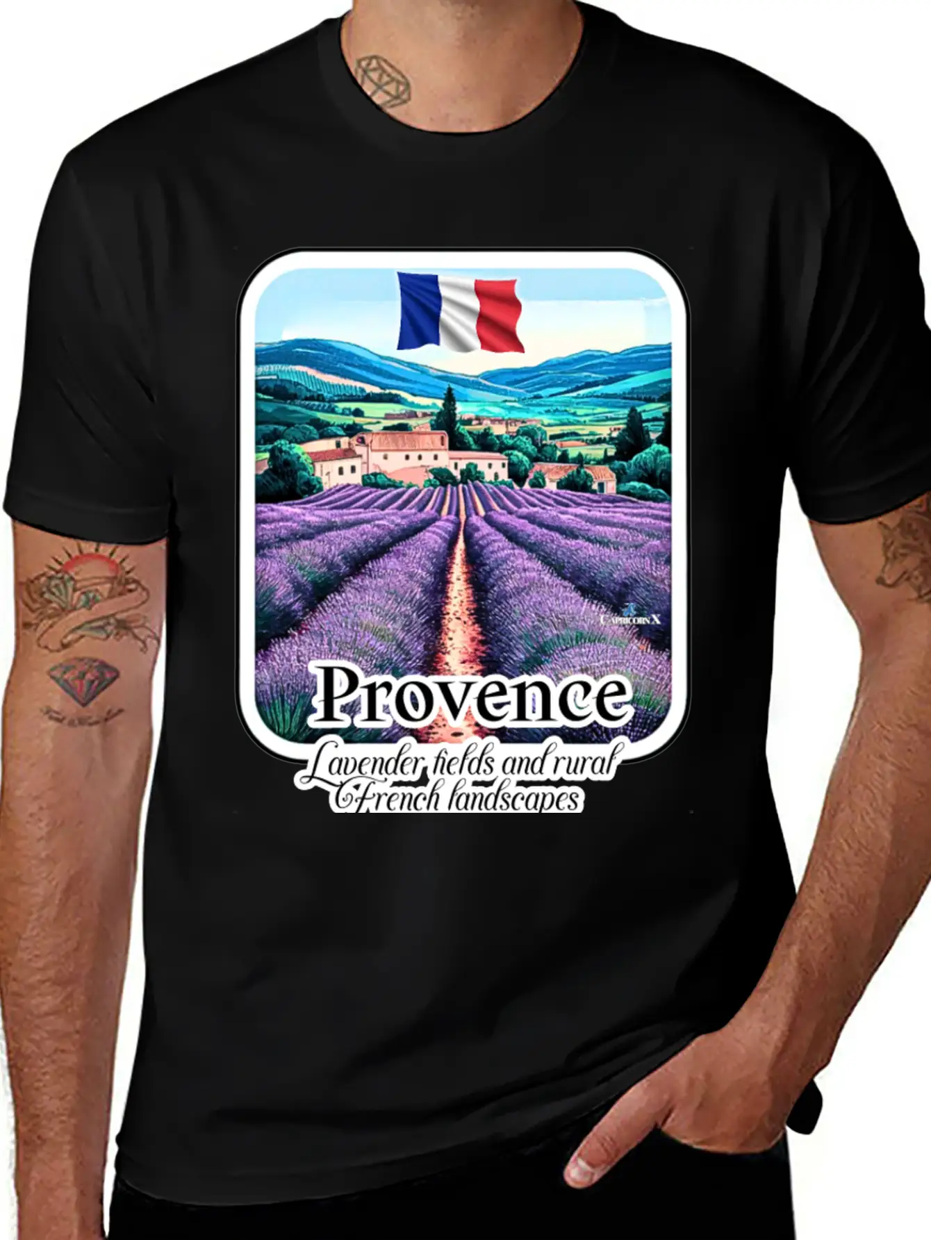 Provence Lavender Fields And French Landscapes V1 Unisex Casual T-Shirt – Clean Design For Daily Comfort