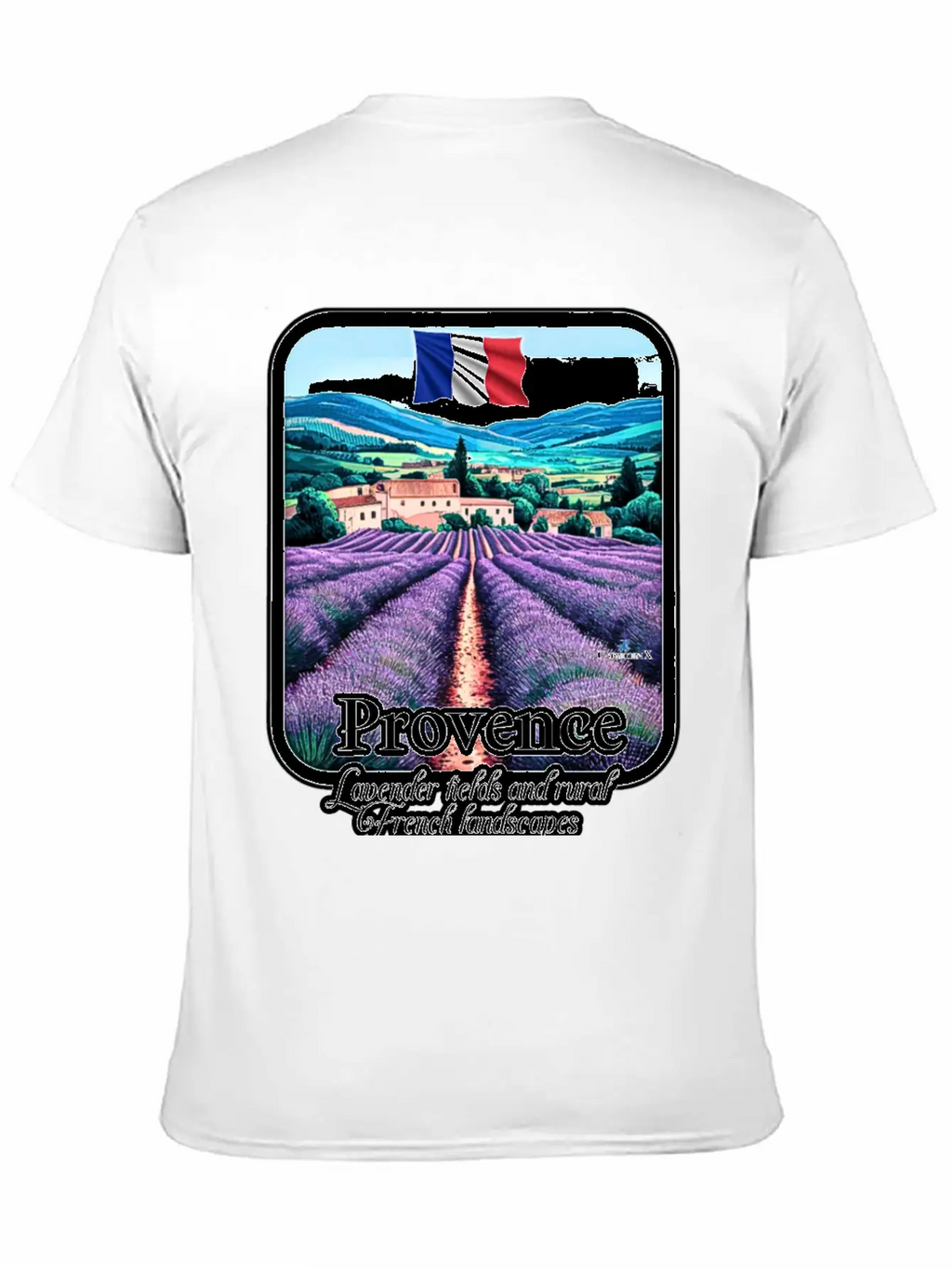 Provence Lavender Fields And French Landscapes V1 Unisex Casual T-Shirt – Clean Design For Daily Comfort