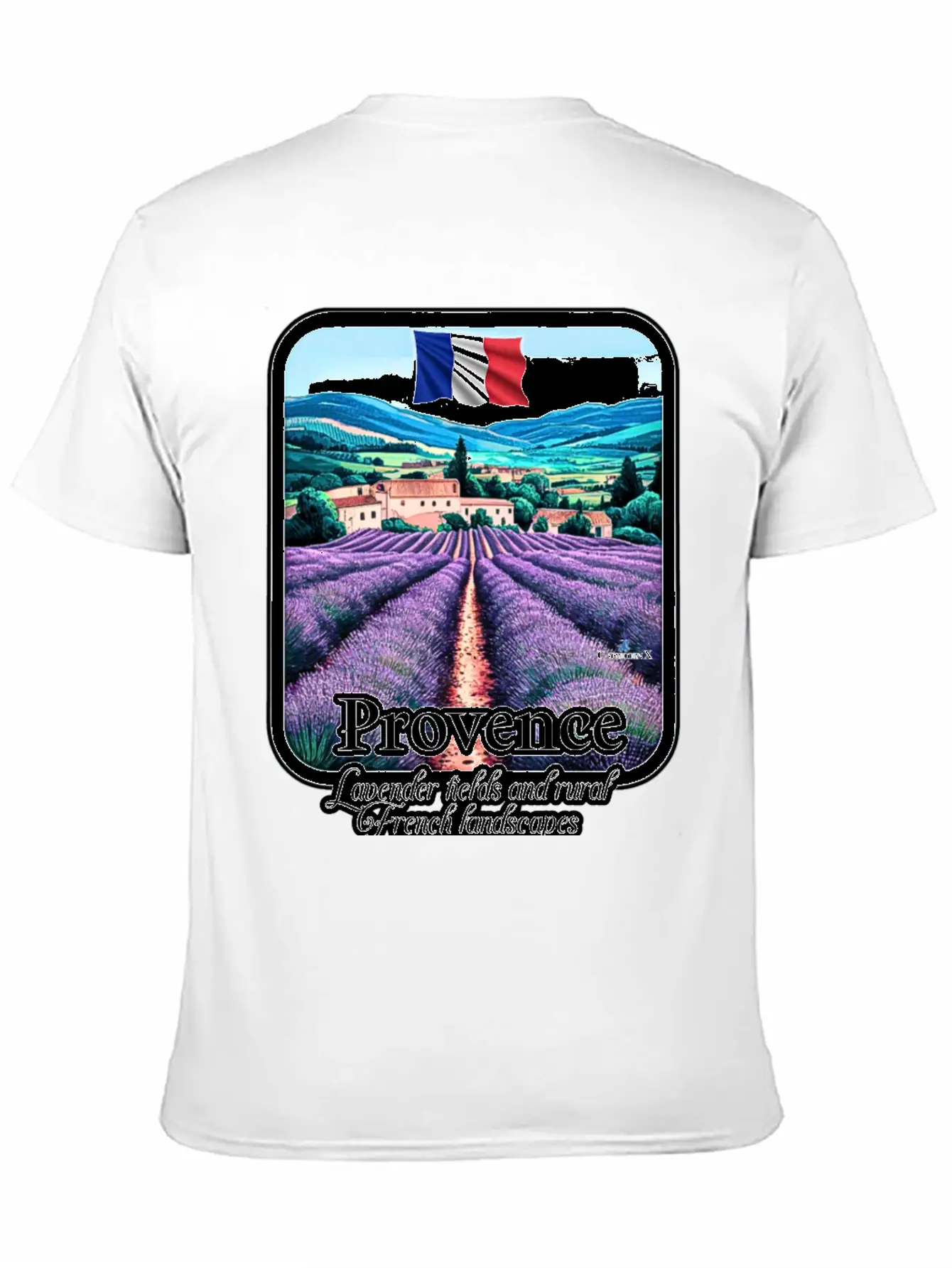 Provence Lavender Fields And French Landscapes V1 Unisex Casual T-Shirt – Clean Design For Daily Comfort