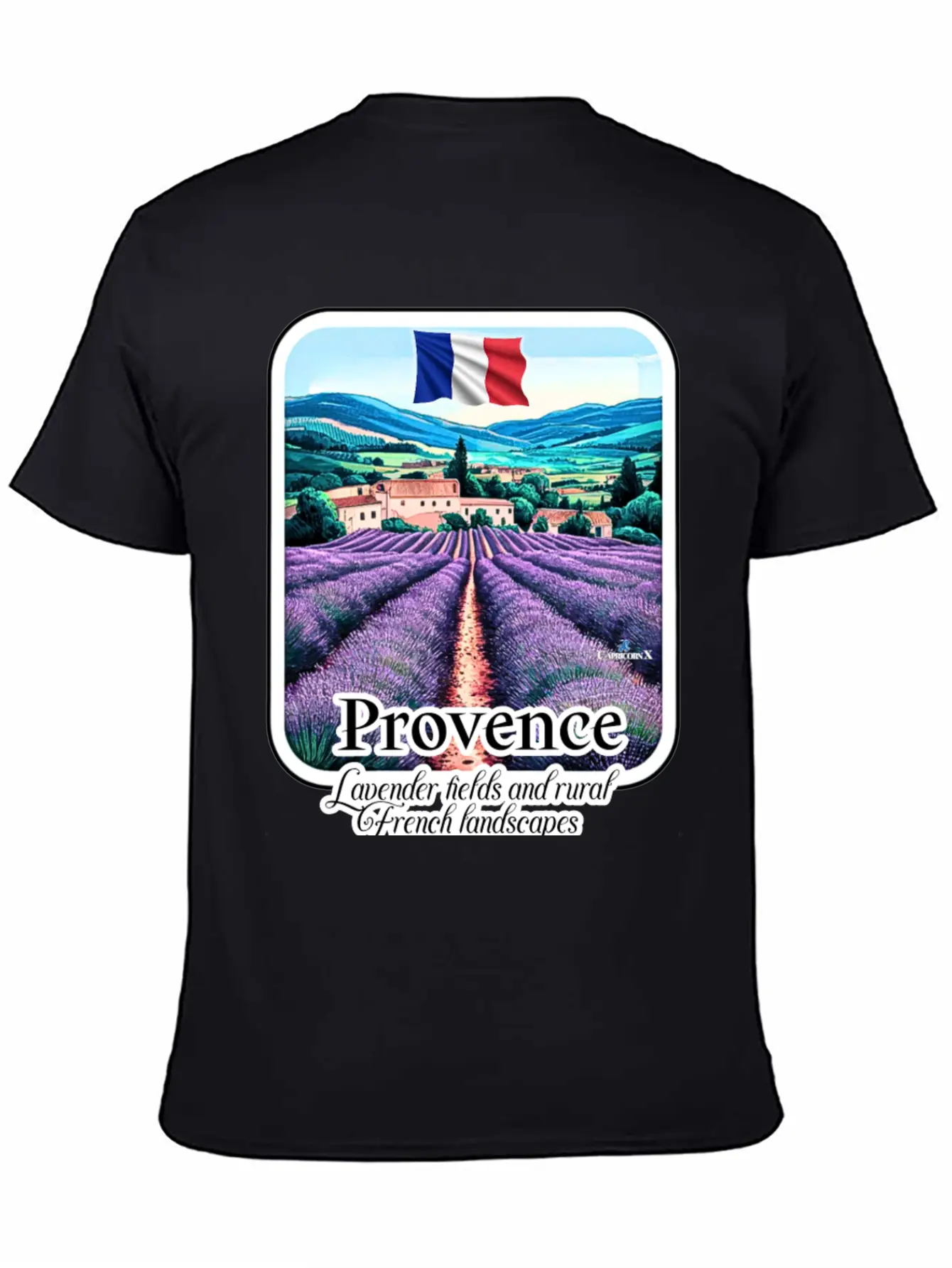 Provence Lavender Fields And French Landscapes V1 Unisex Casual T-Shirt – Clean Design For Daily Comfort