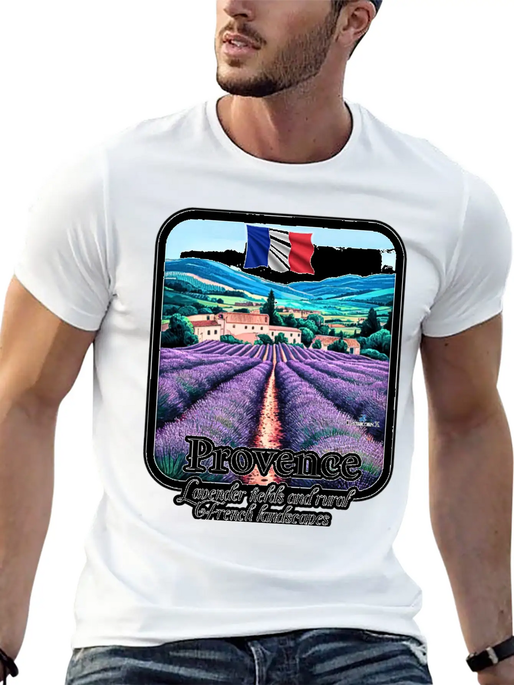Provence Lavender Fields And French Landscapes V1 Unisex Casual T-Shirt – Clean Design For Daily Comfort