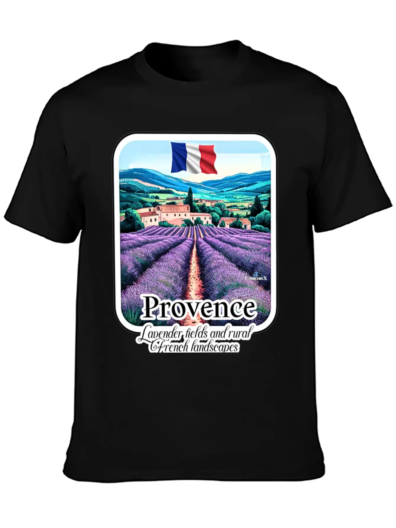 Provence Lavender Fields And French Landscapes V1 Unisex Casual T-Shirt – Clean Design For Daily Comfort