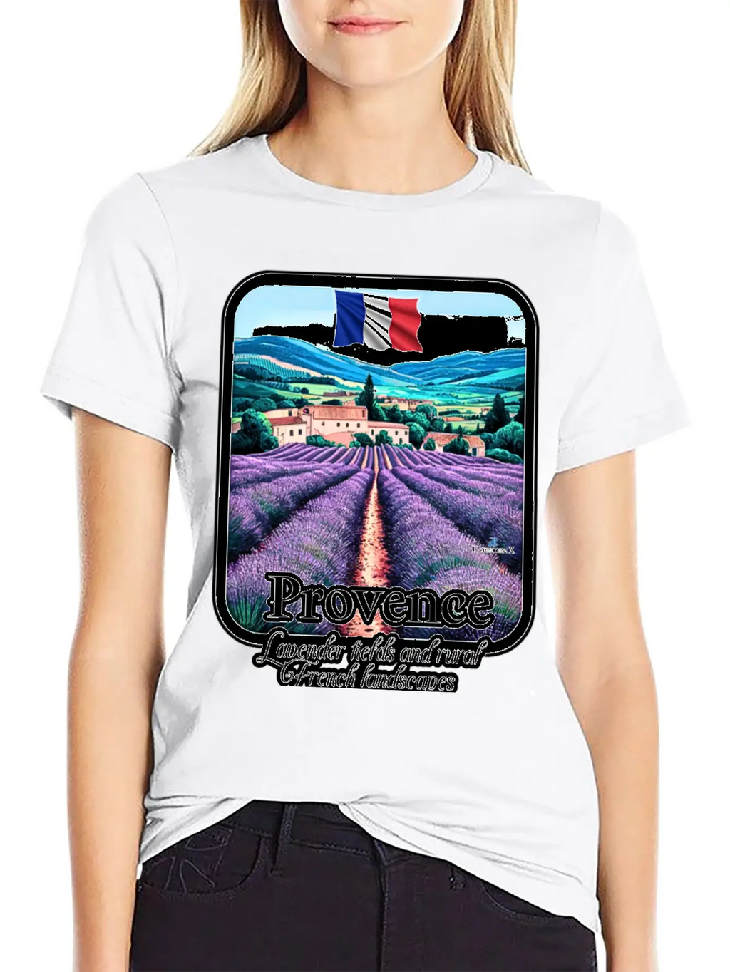 Provence Lavender Fields And French Landscapes V1 Unisex Casual T-Shirt – Clean Design For Daily Comfort