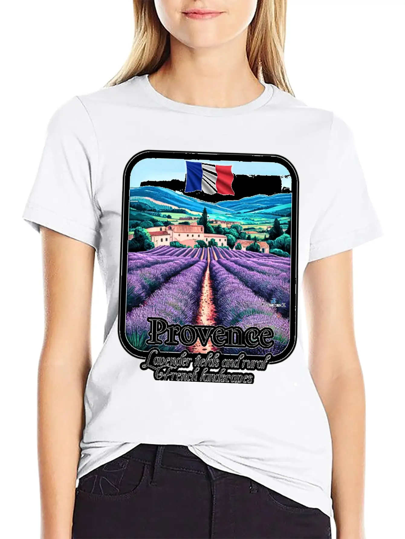 Provence Lavender Fields And French Landscapes V1 Unisex Casual T-Shirt – Clean Design For Daily Comfort
