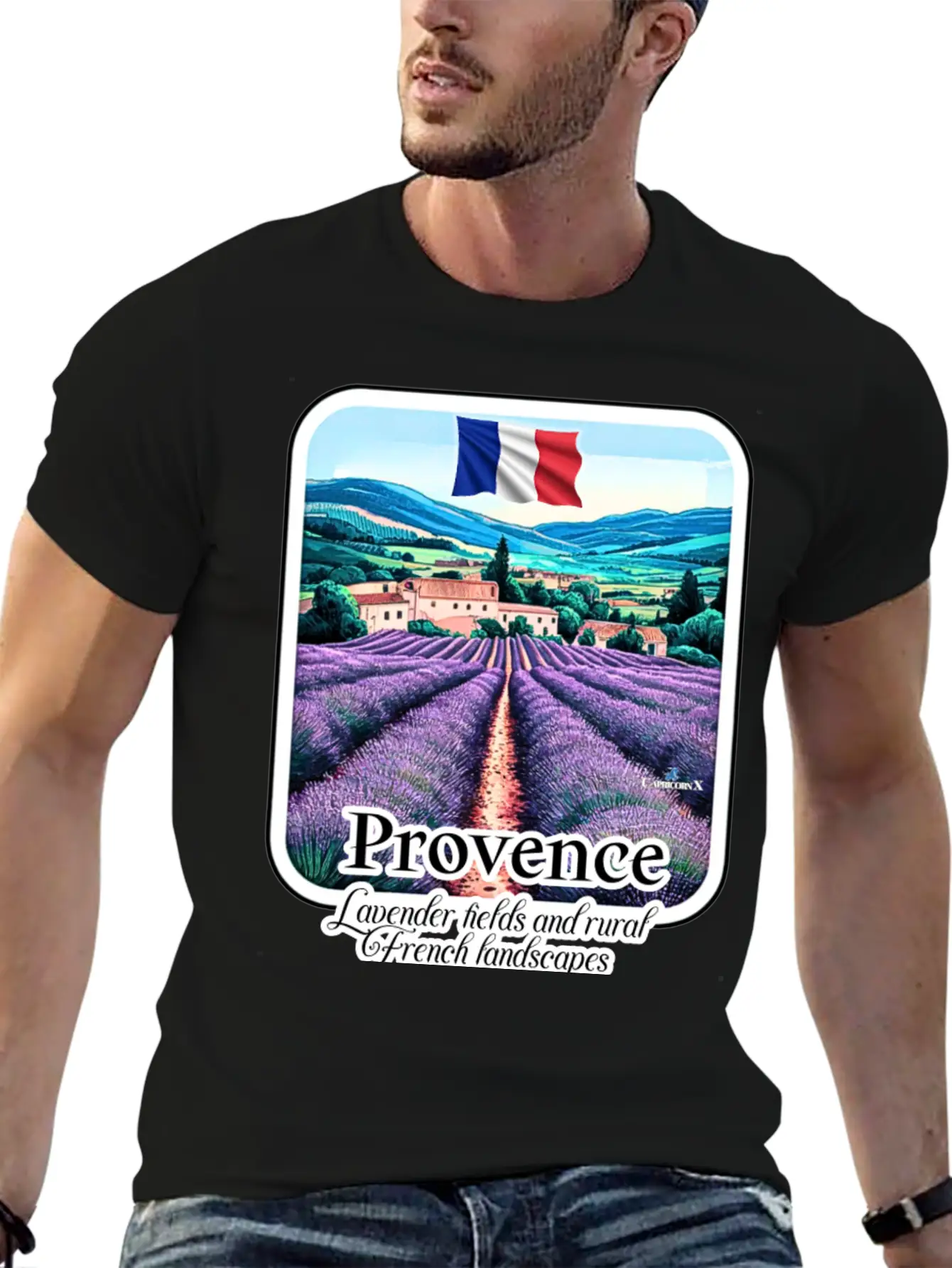 Provence Lavender Fields And French Landscapes V1 Unisex Casual T-Shirt – Clean Design For Daily Comfort