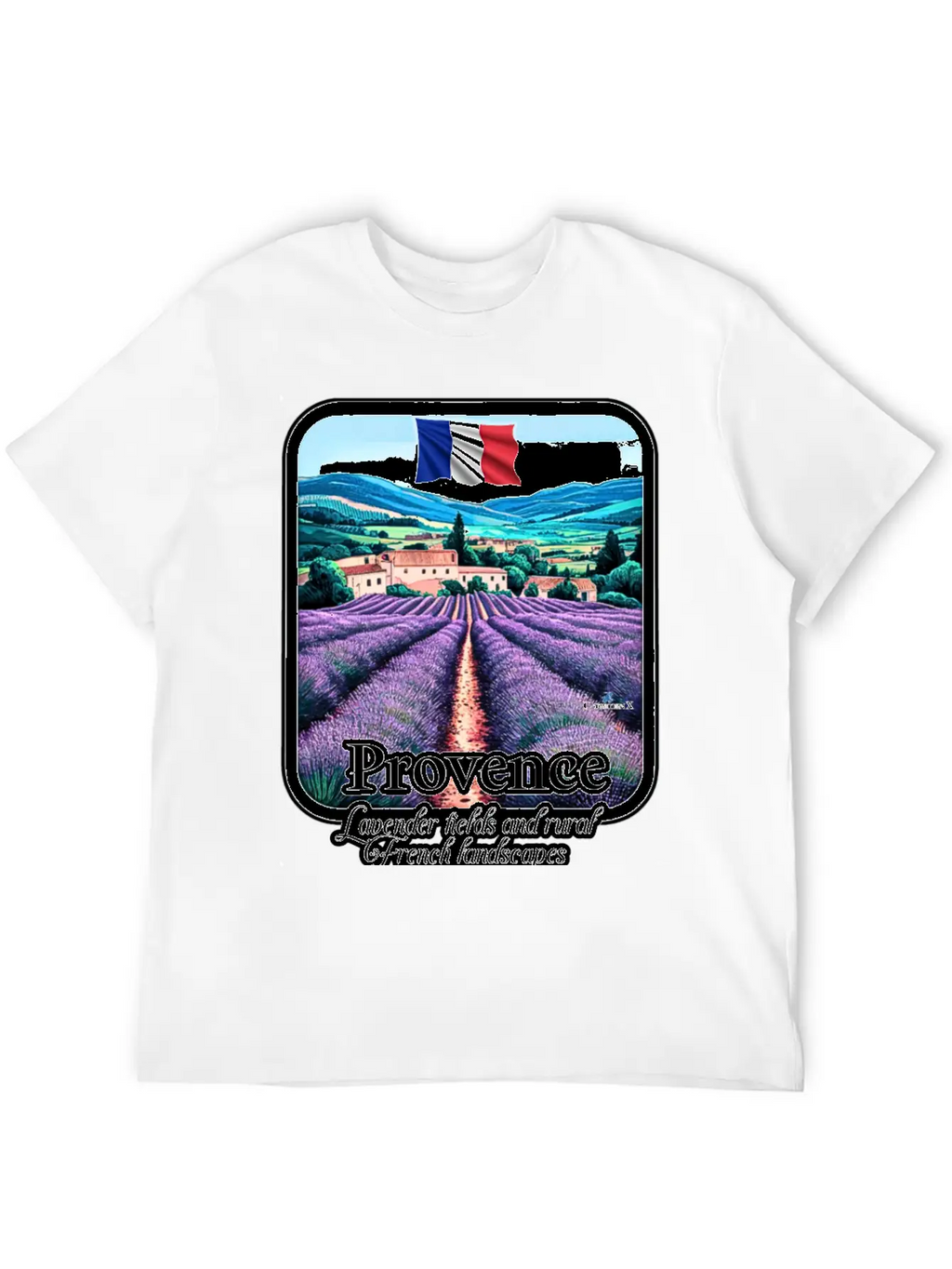 Provence Lavender Fields And French Landscapes V1 Unisex Casual T-Shirt – Clean Design For Daily Comfort