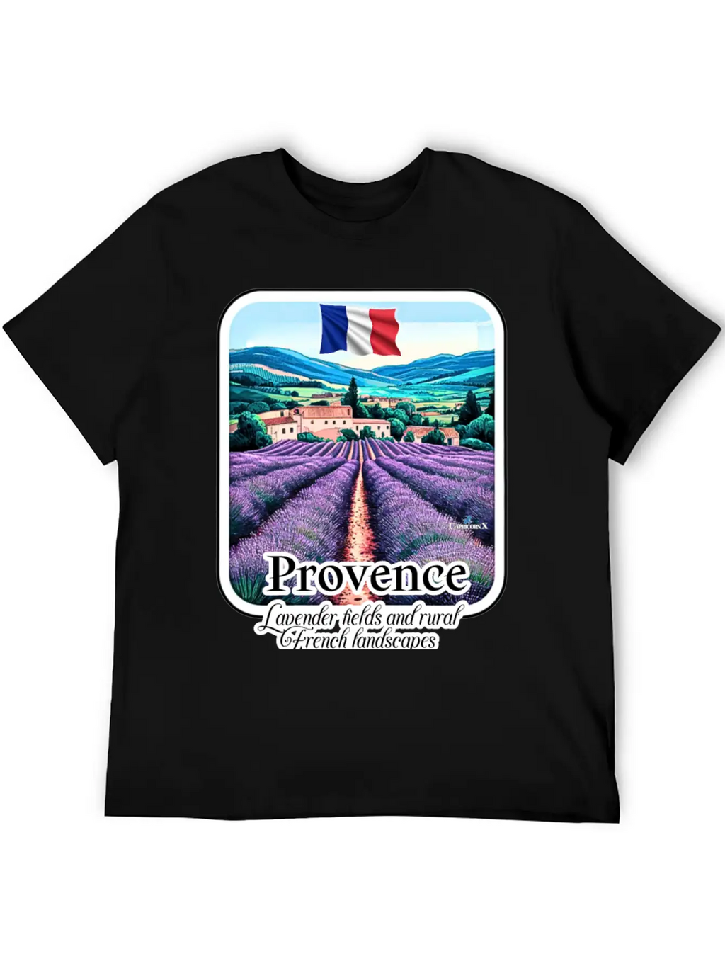 Provence Lavender Fields And French Landscapes V1 Unisex Casual T-Shirt – Clean Design For Daily Comfort