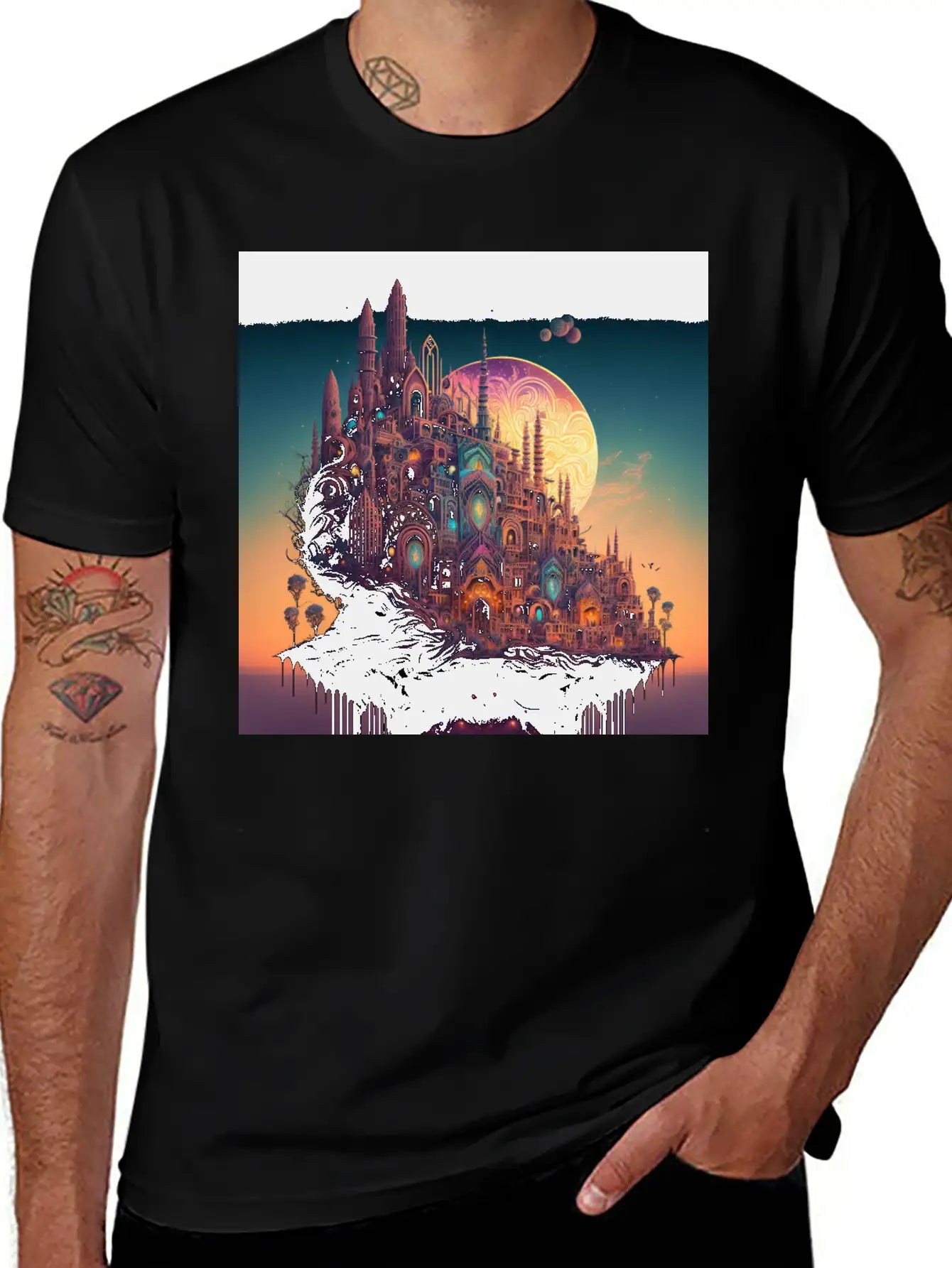 Psychedelic City 11 Unisex Casual T-Shirt – Clean Design For Daily Comfort