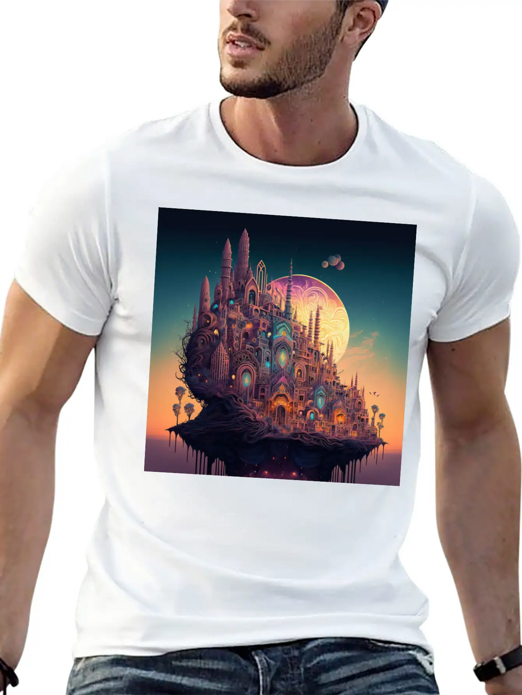 Psychedelic City 11 Unisex Casual T-Shirt – Clean Design For Daily Comfort
