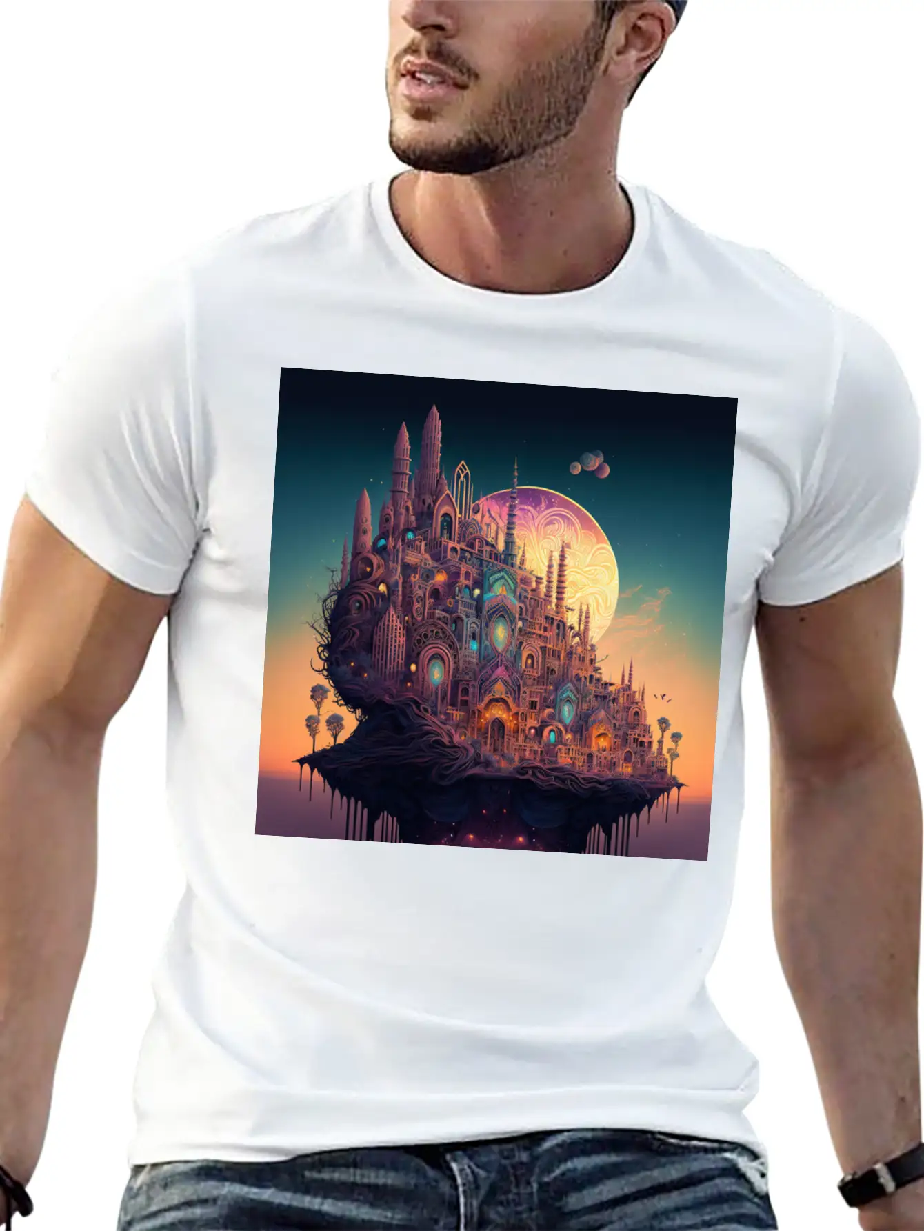 Psychedelic City 11 Unisex Casual T-Shirt – Clean Design For Daily Comfort