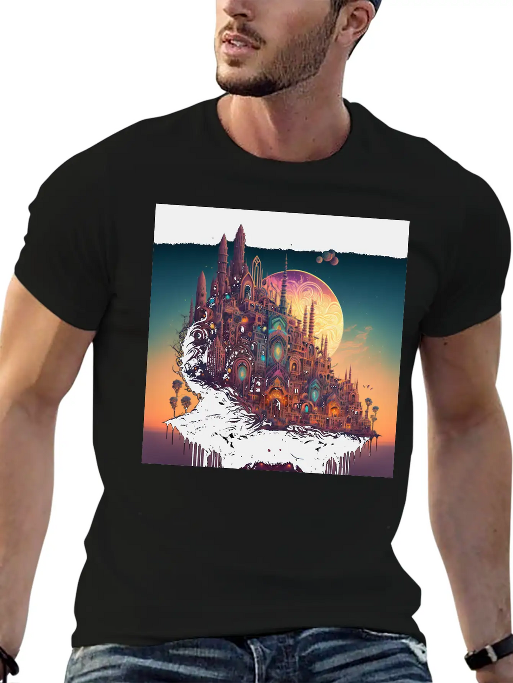 Psychedelic City 11 Unisex Casual T-Shirt – Clean Design For Daily Comfort