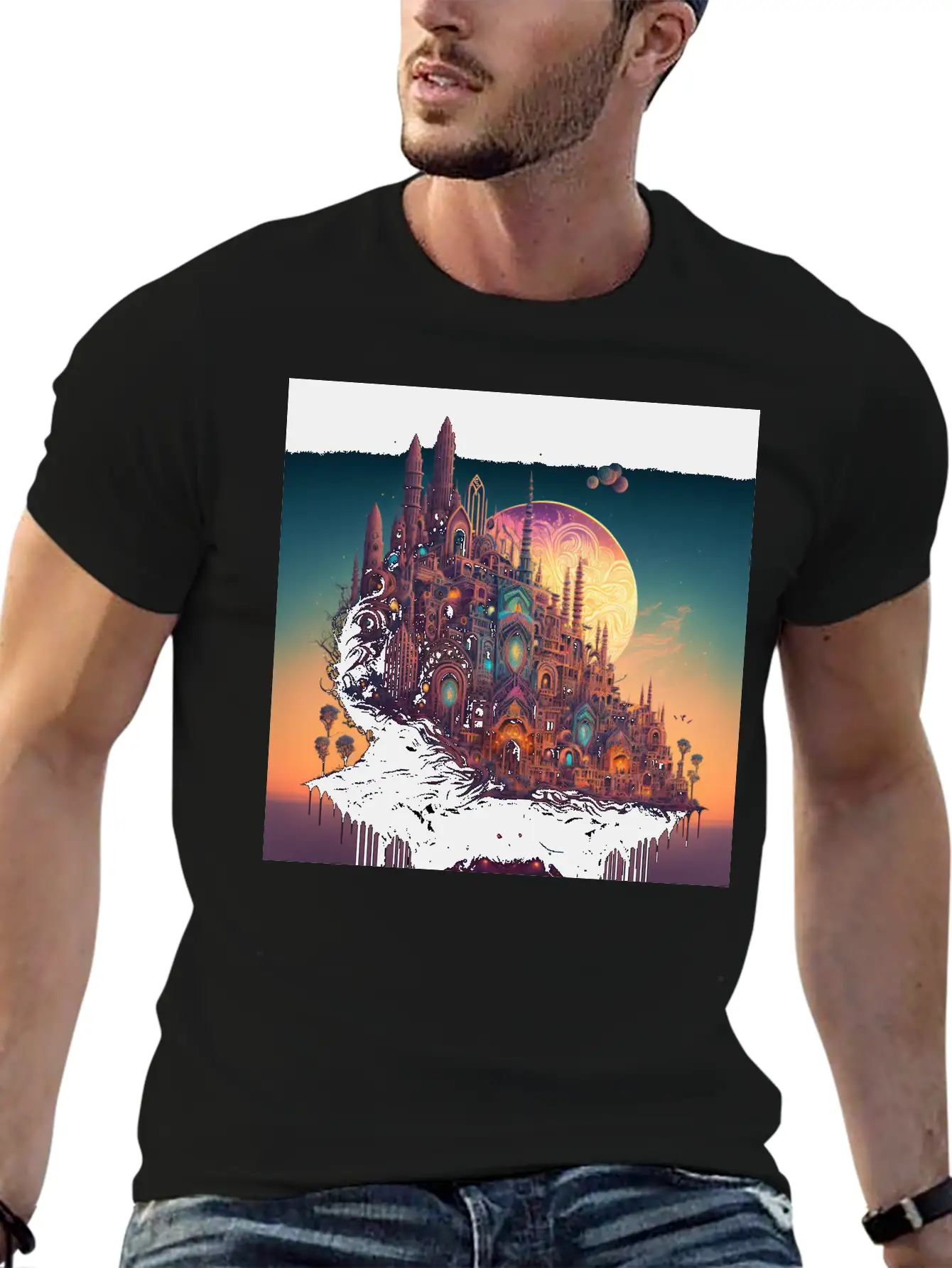 Psychedelic City 11 Unisex Casual T-Shirt – Clean Design For Daily Comfort