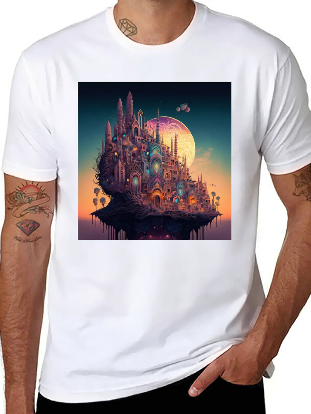 Psychedelic City 11 Unisex Casual T-Shirt – Clean Design For Daily Comfort