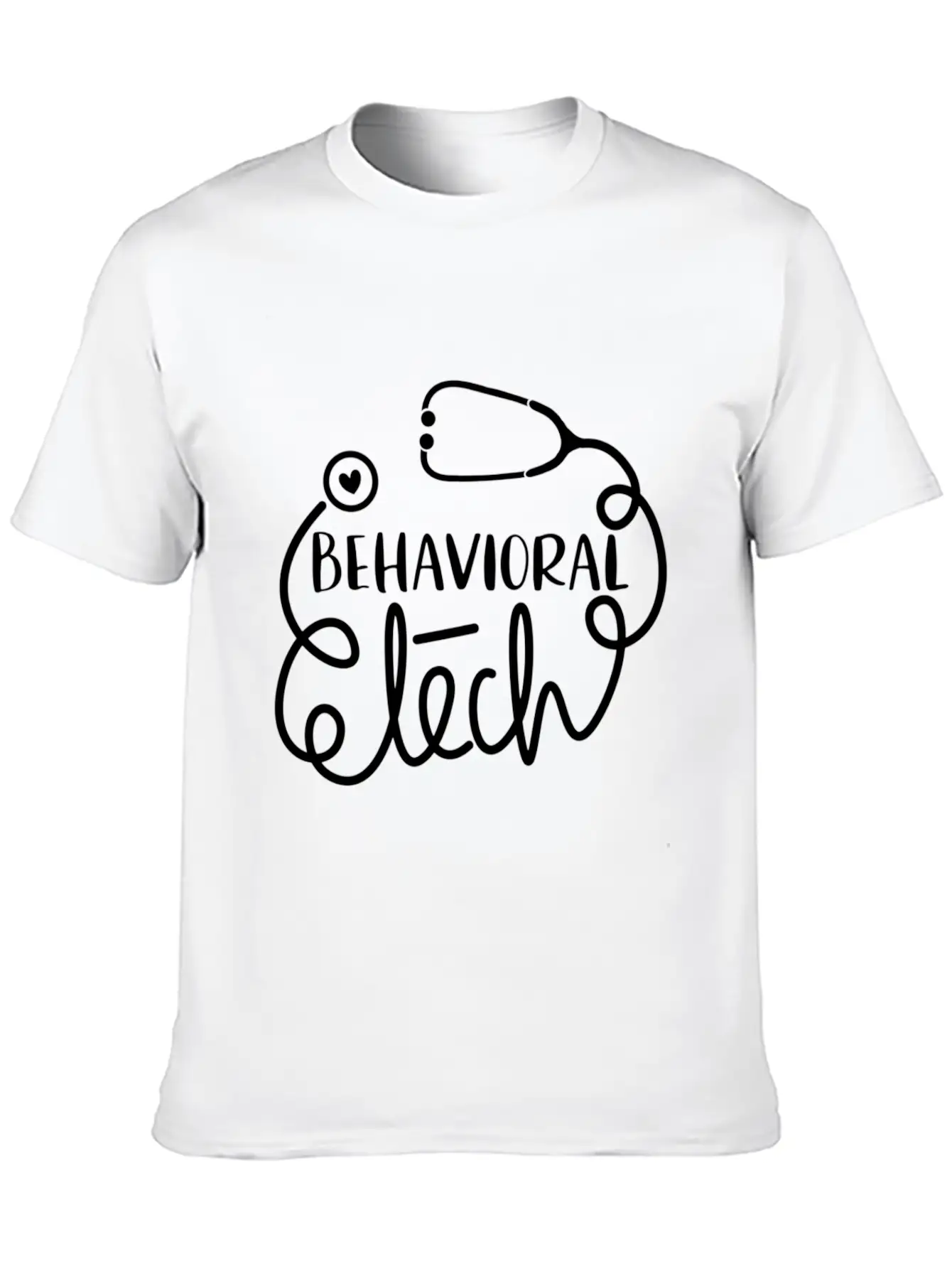 Psychiatric Technician Mental Health Tech Behavior Classic Fit Graphic Tee For Daily Comfort – Unisex Cotton Shirt
