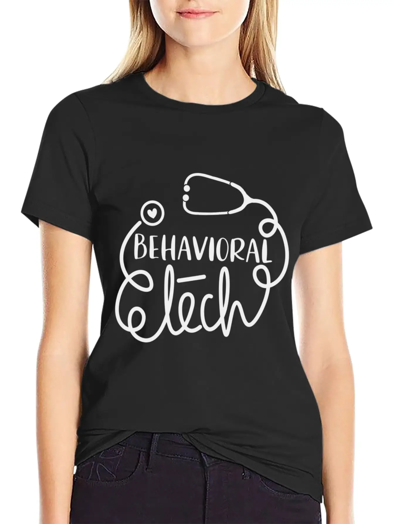 Psychiatric Technician Mental Health Tech Behavior Classic Fit Graphic Tee For Daily Comfort – Unisex Cotton Shirt