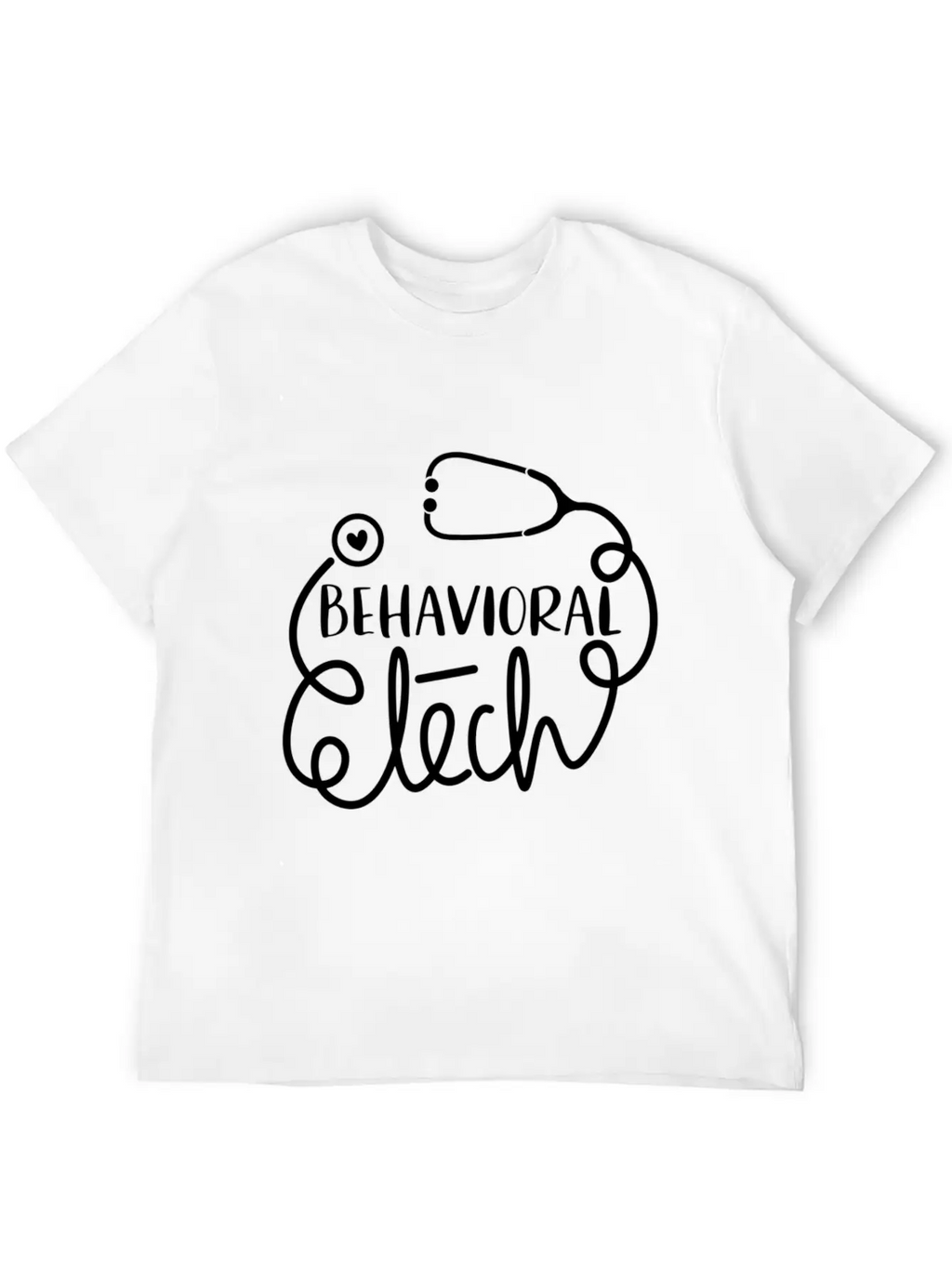 Psychiatric Technician Mental Health Tech Behavior Classic Fit Graphic Tee For Daily Comfort – Unisex Cotton Shirt