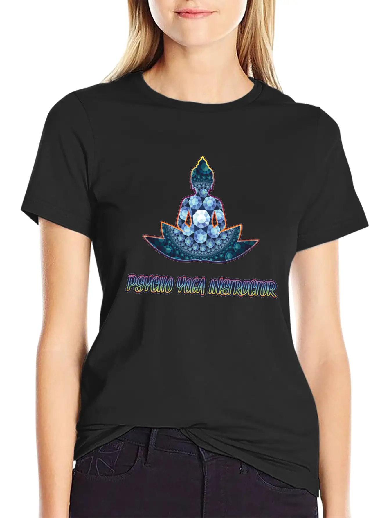 Psycho Yoga Instructor - Yoga Meditation Breathable Soft Cotton T-Shirt – Timeless Casual Look