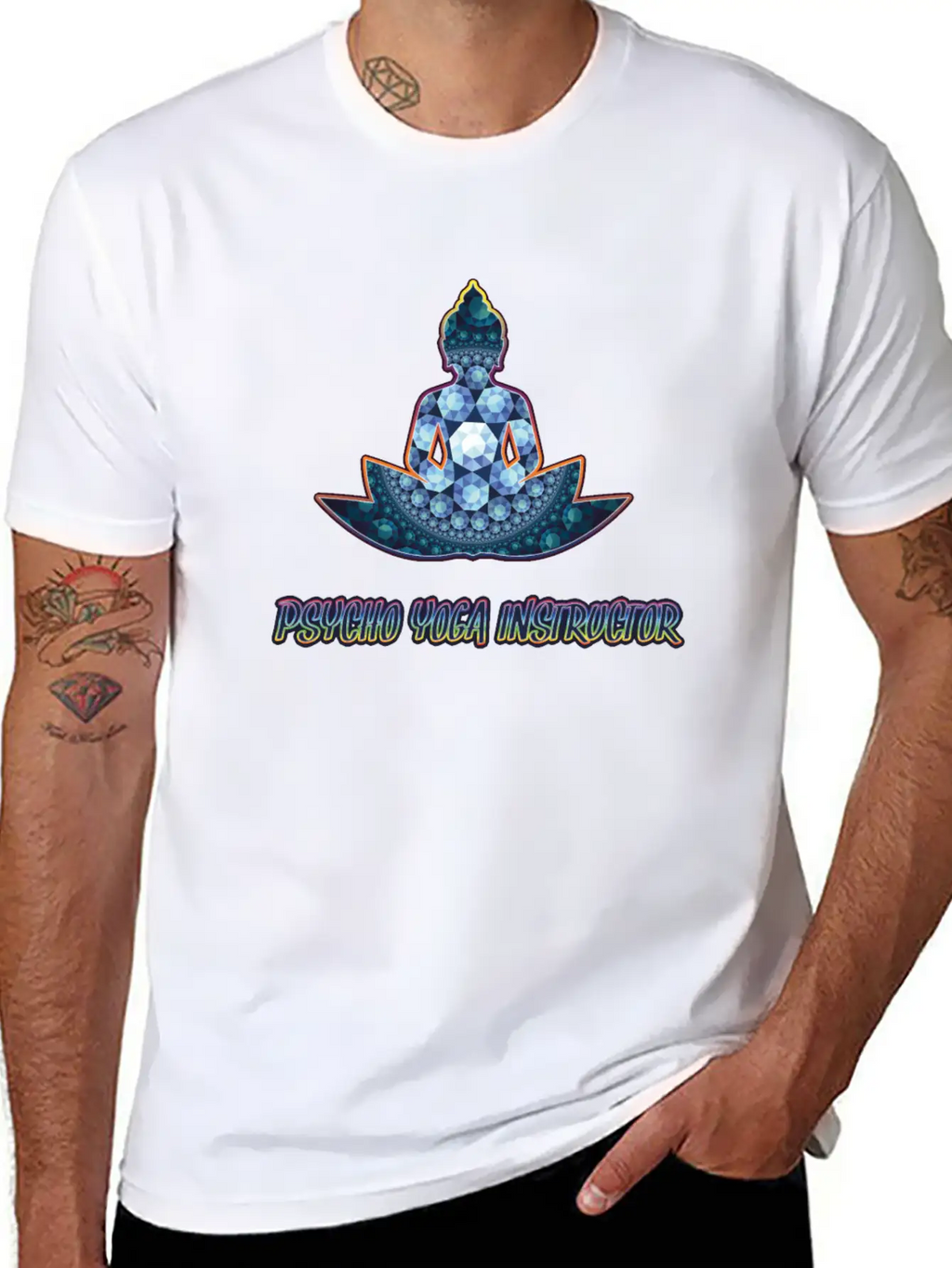 Psycho Yoga Instructor - Yoga Meditation Breathable Soft Cotton T-Shirt – Timeless Casual Look