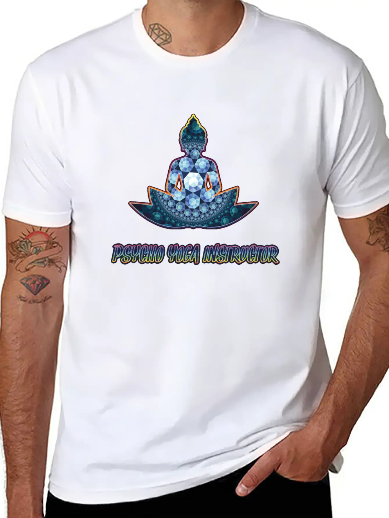 Psycho Yoga Instructor - Yoga Meditation Breathable Soft Cotton T-Shirt – Timeless Casual Look