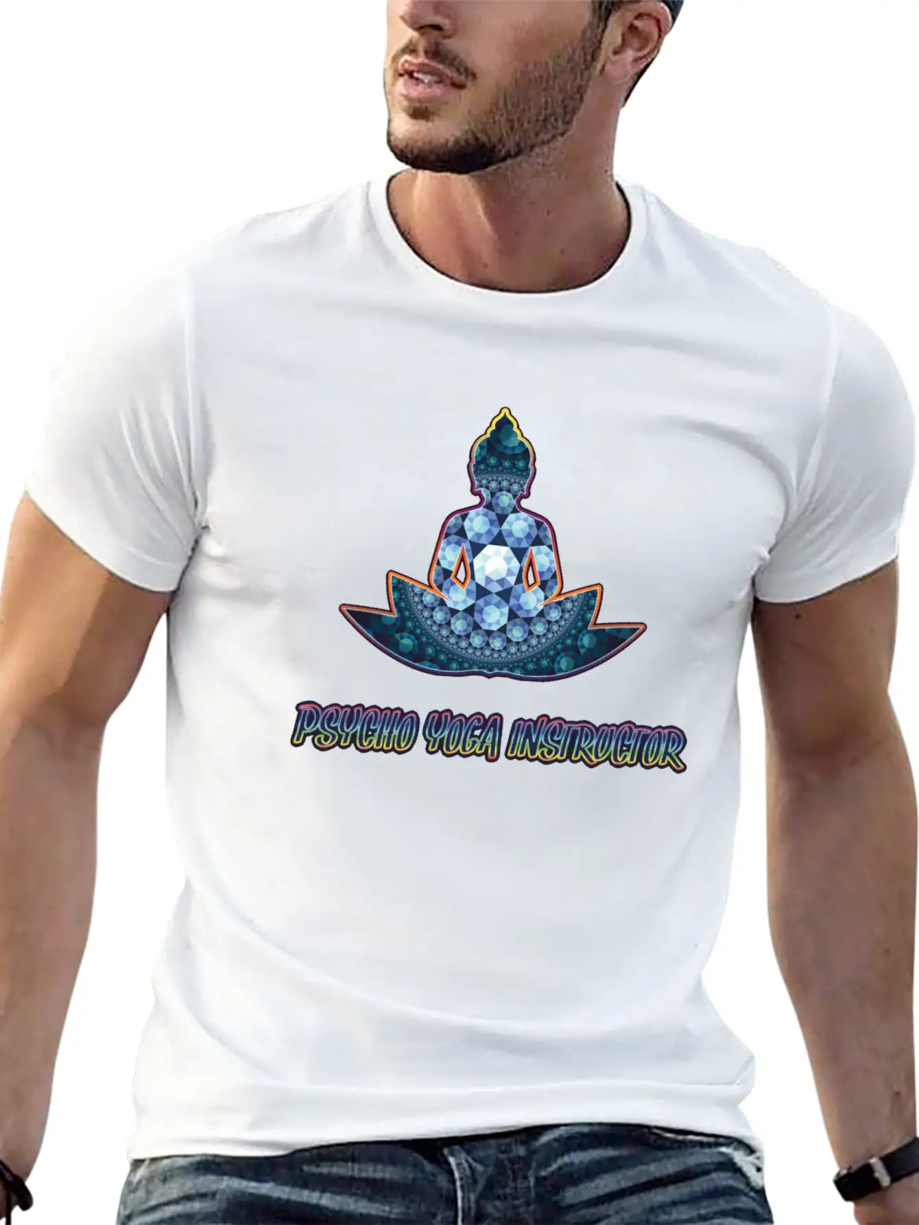 Psycho Yoga Instructor - Yoga Meditation Breathable Soft Cotton T-Shirt – Timeless Casual Look