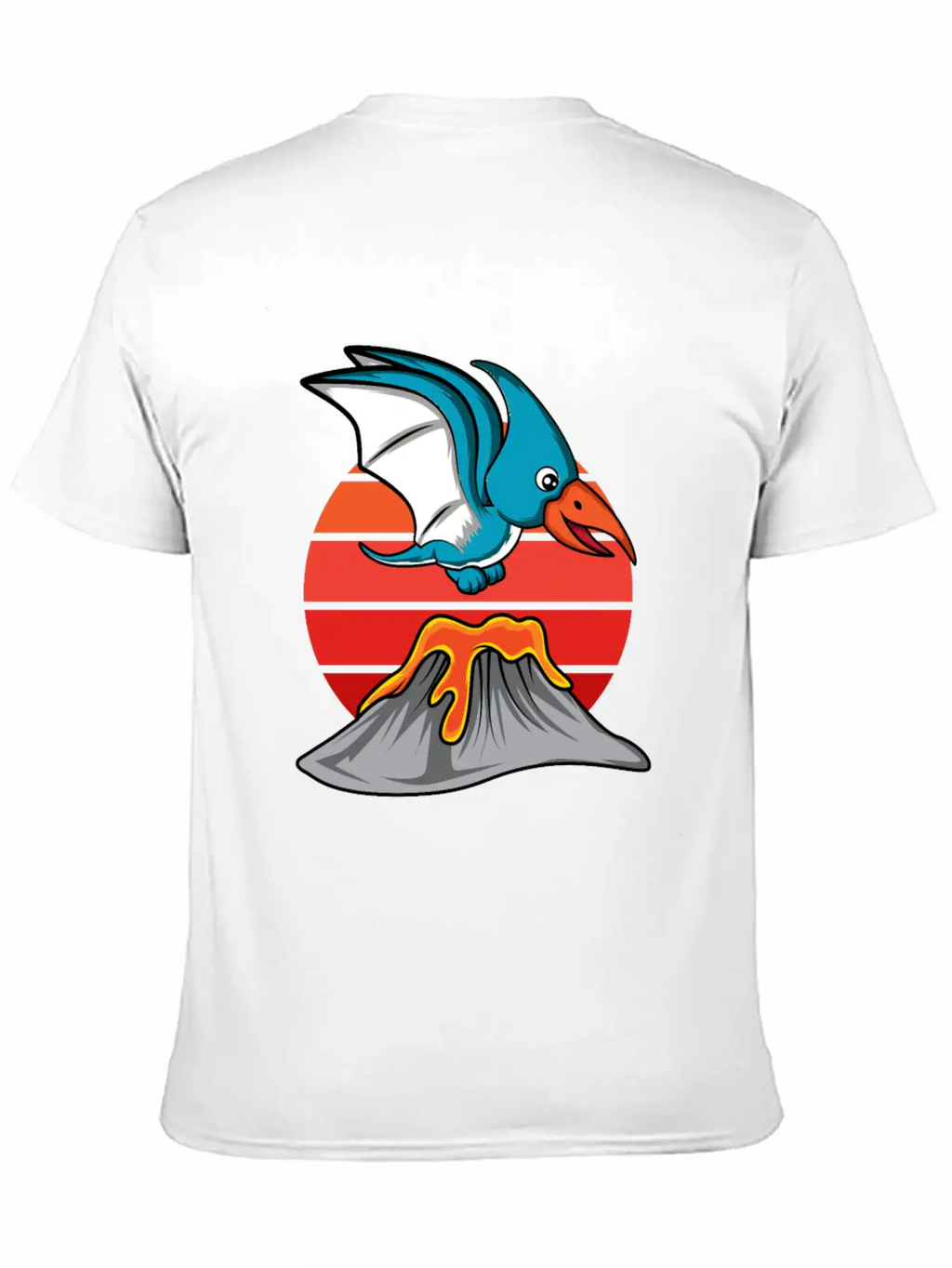Pterodactyl Cute Volcanology Student Gift Essential Cotton Tee For Daily Outfits – Unisex Style
