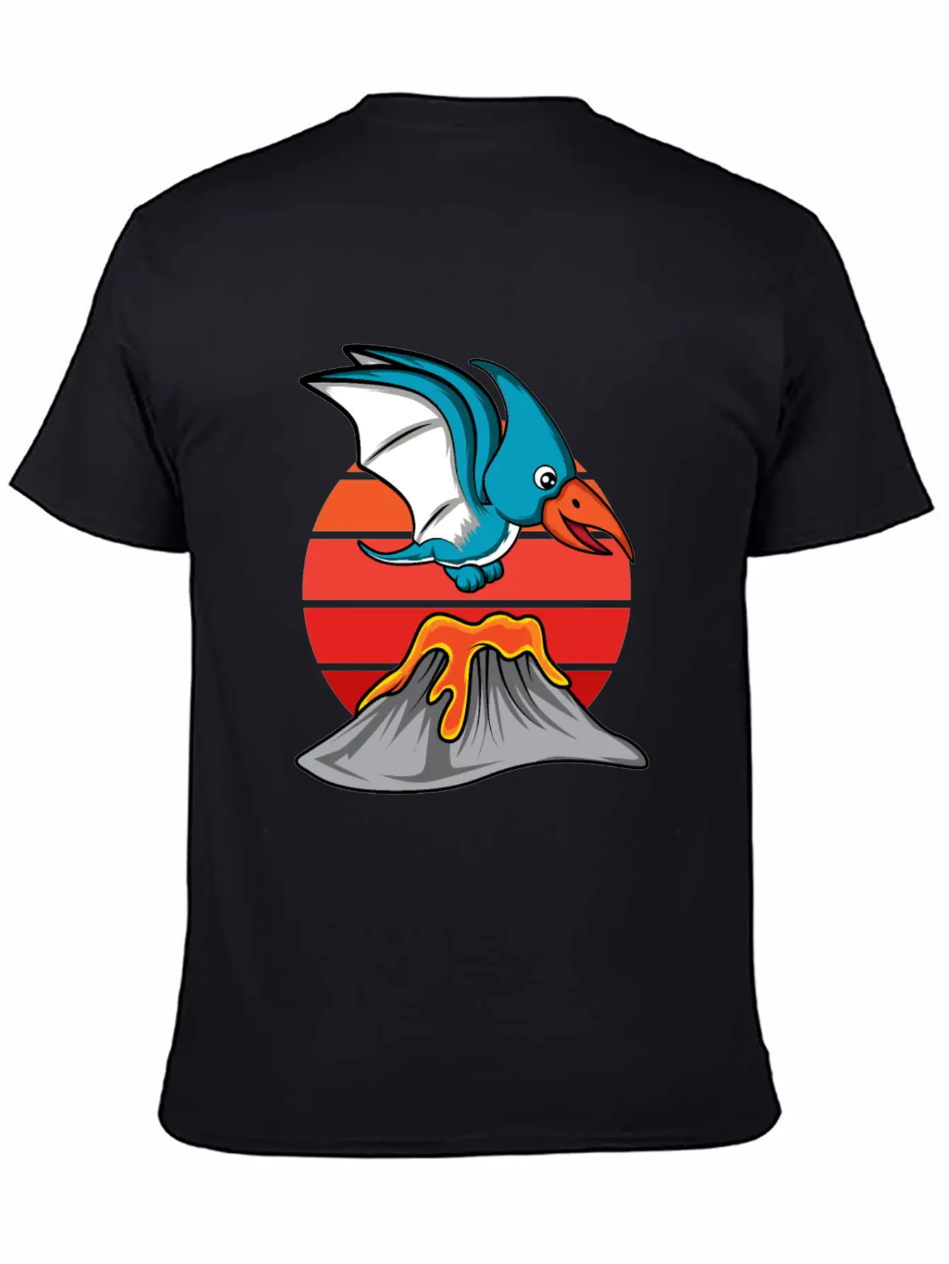 Pterodactyl Cute Volcanology Student Gift Essential Cotton Tee For Daily Outfits – Unisex Style