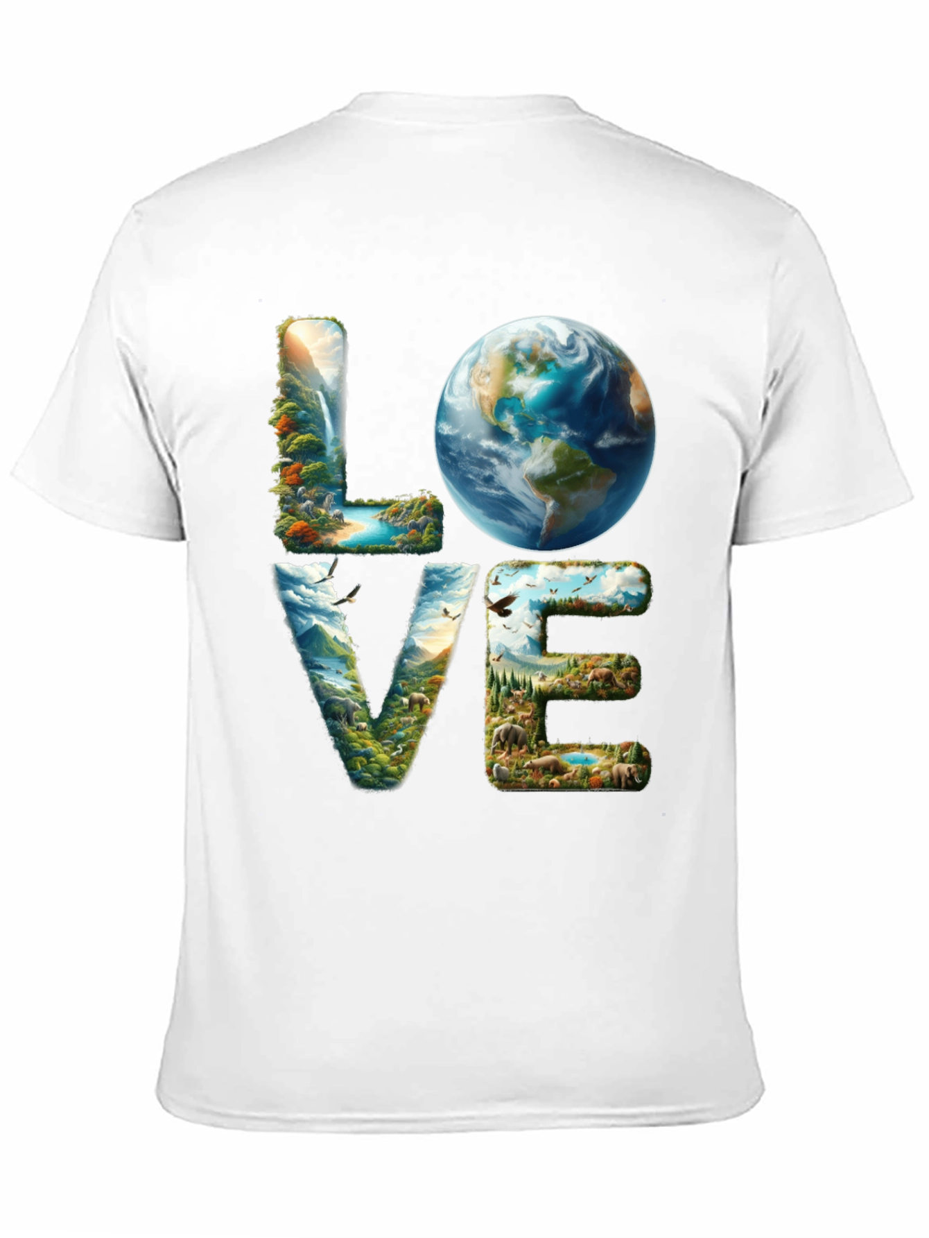 Love Earth T-Shirt - Nature Design