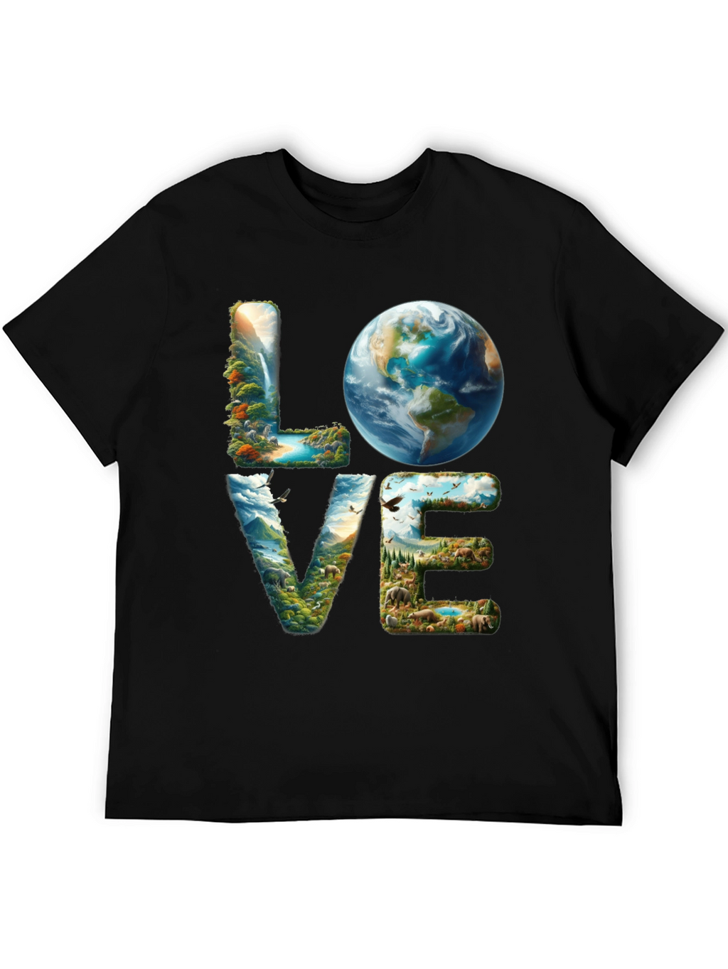 Love Earth T-Shirt - Nature Design