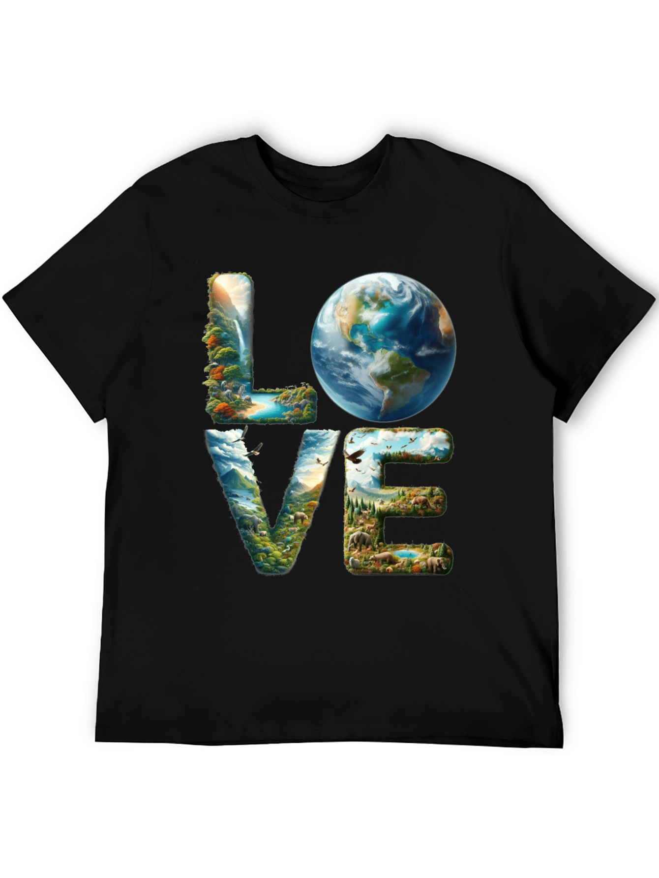 Love Earth T-Shirt - Nature Design