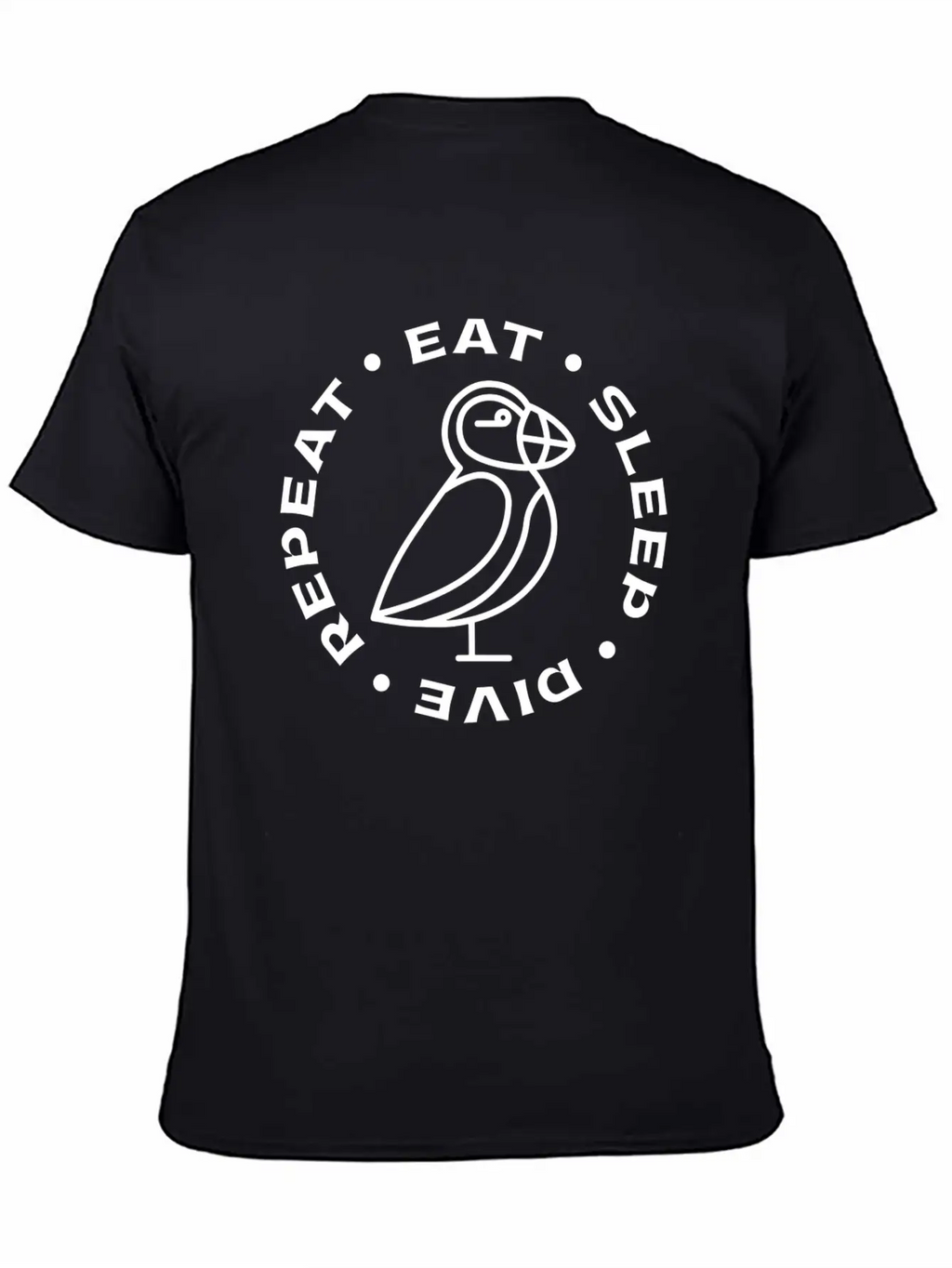 Puffin Bird Design Seabird Puffins Unisex Casual T-Shirt – Clean Design For Daily Comfort