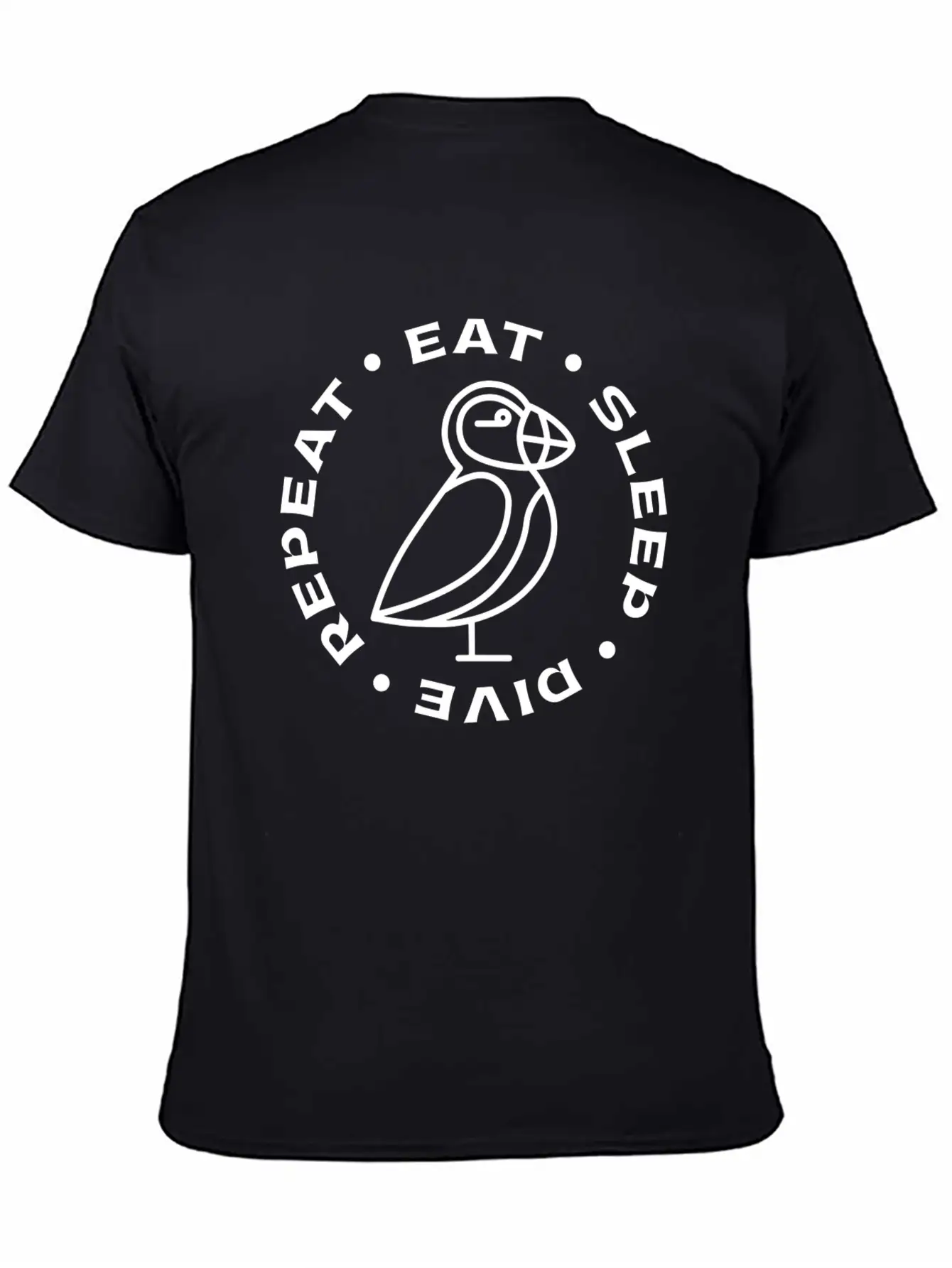 Puffin Bird Design Seabird Puffins Unisex Casual T-Shirt – Clean Design For Daily Comfort