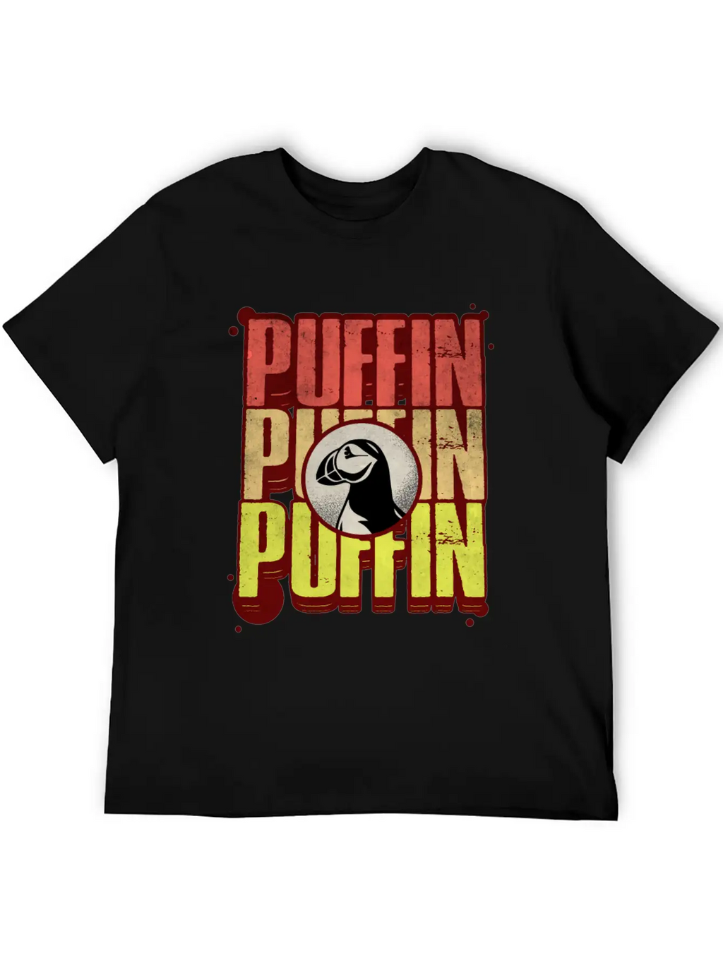 Puffin Puffin Puffin Casual Graphic T-Shirt – Simple And Comfortable Daily Wear
