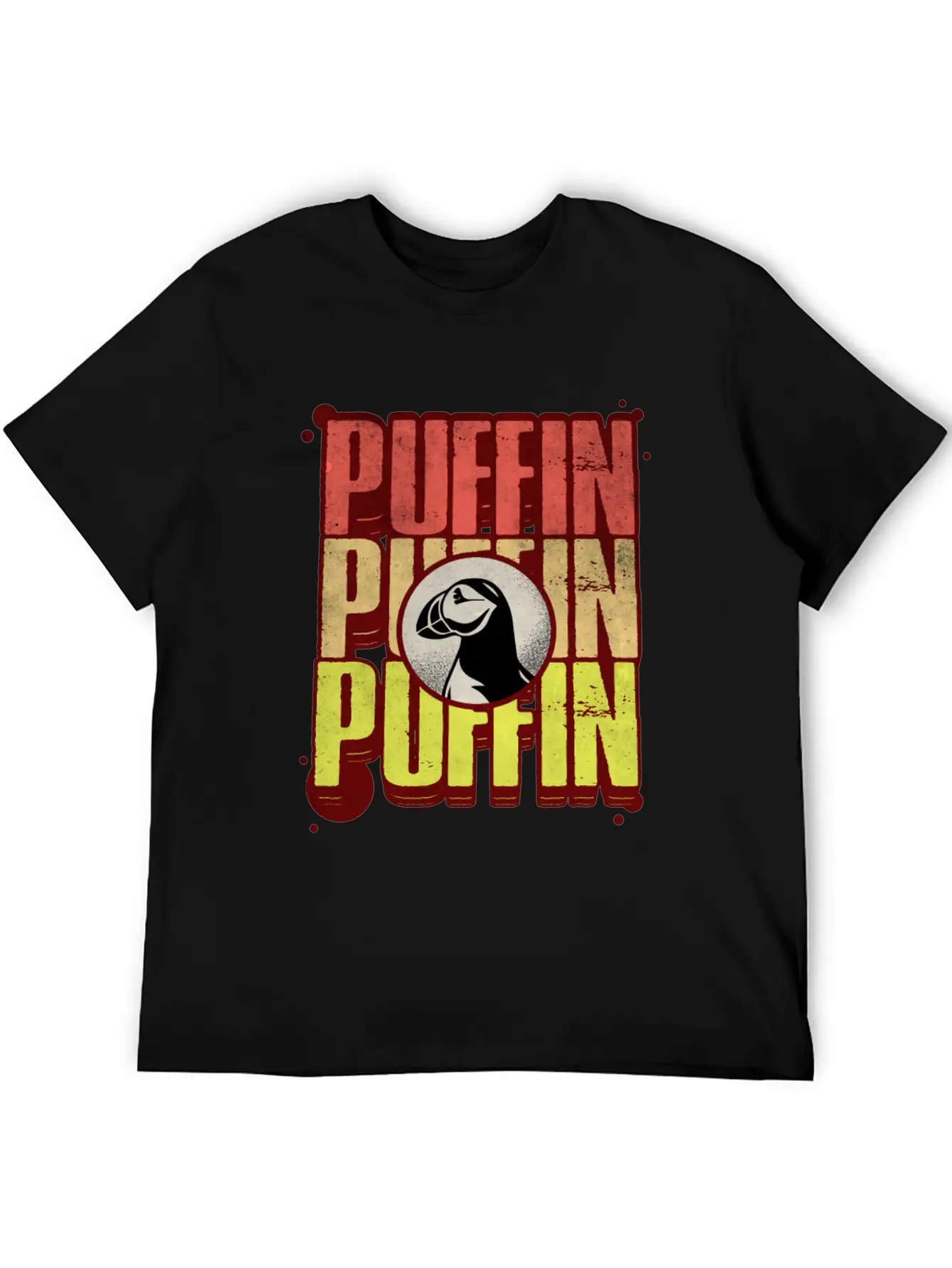 Puffin Puffin Puffin Casual Graphic T-Shirt – Simple And Comfortable Daily Wear
