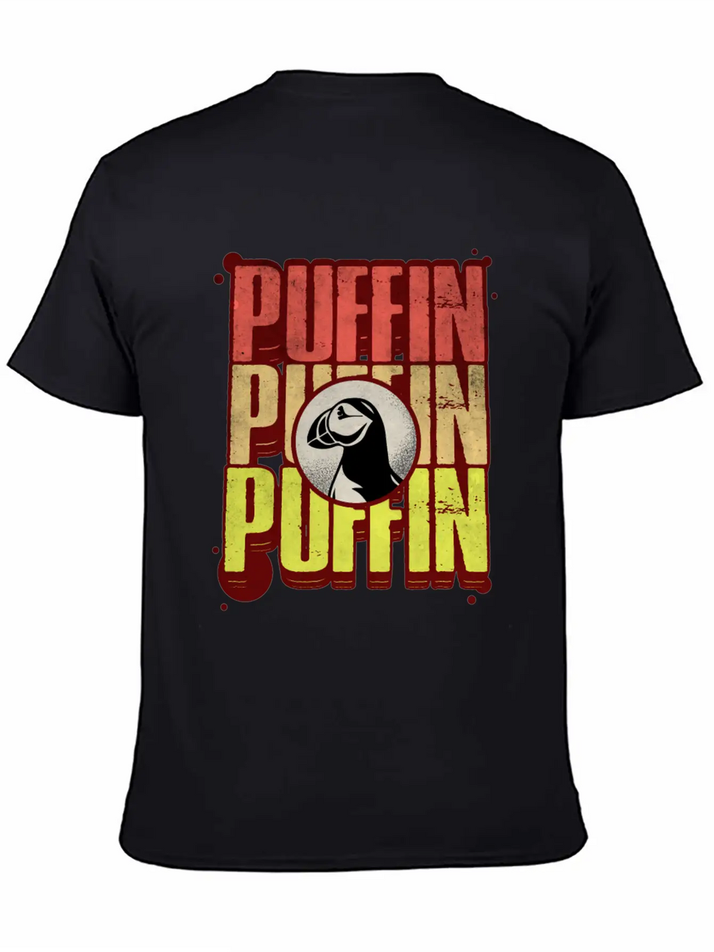 Puffin Puffin Puffin Casual Graphic T-Shirt – Simple And Comfortable Daily Wear