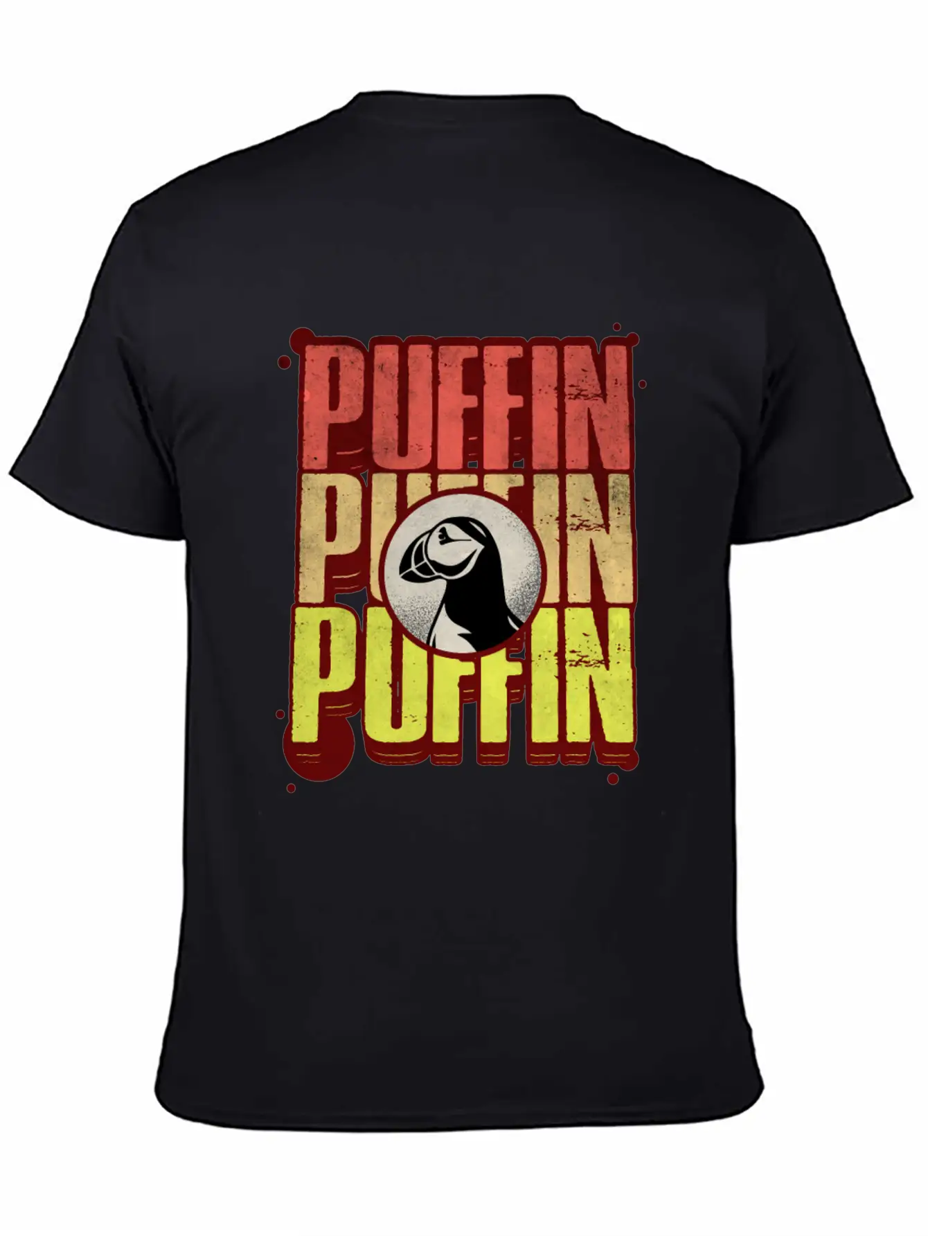 Puffin Puffin Puffin Casual Graphic T-Shirt – Simple And Comfortable Daily Wear