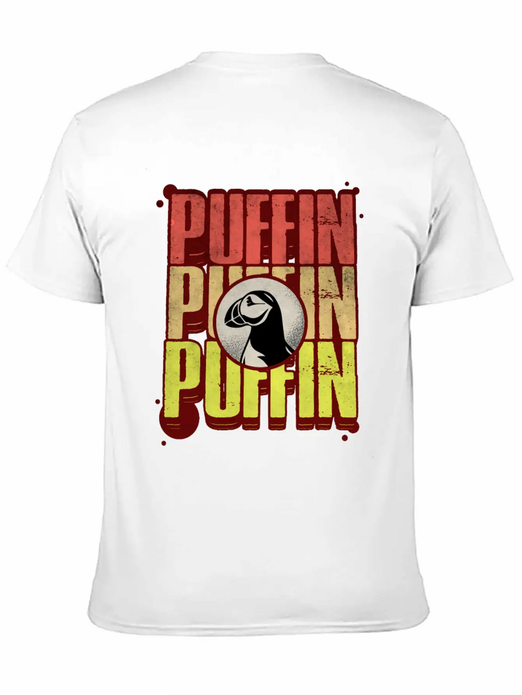 Puffin Puffin Puffin Casual Graphic T-Shirt – Simple And Comfortable Daily Wear