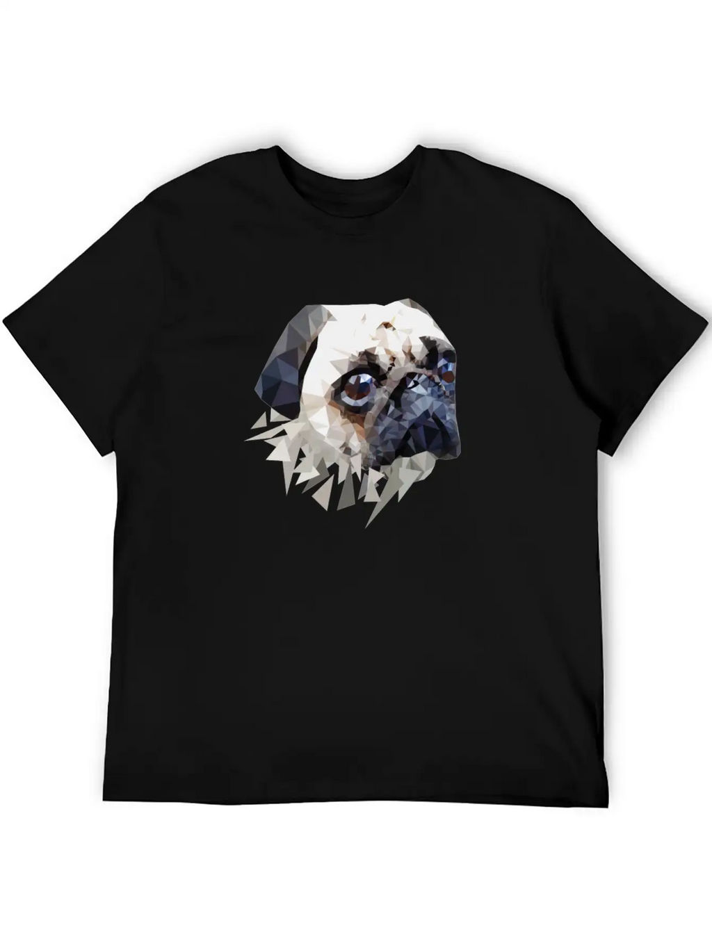 Pug Dog Unisex Casual T-Shirt – Clean Design For Daily Comfort