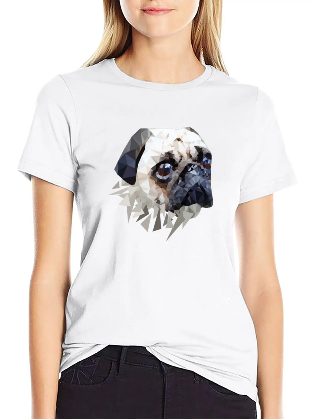 Pug Dog Unisex Casual T-Shirt – Clean Design For Daily Comfort