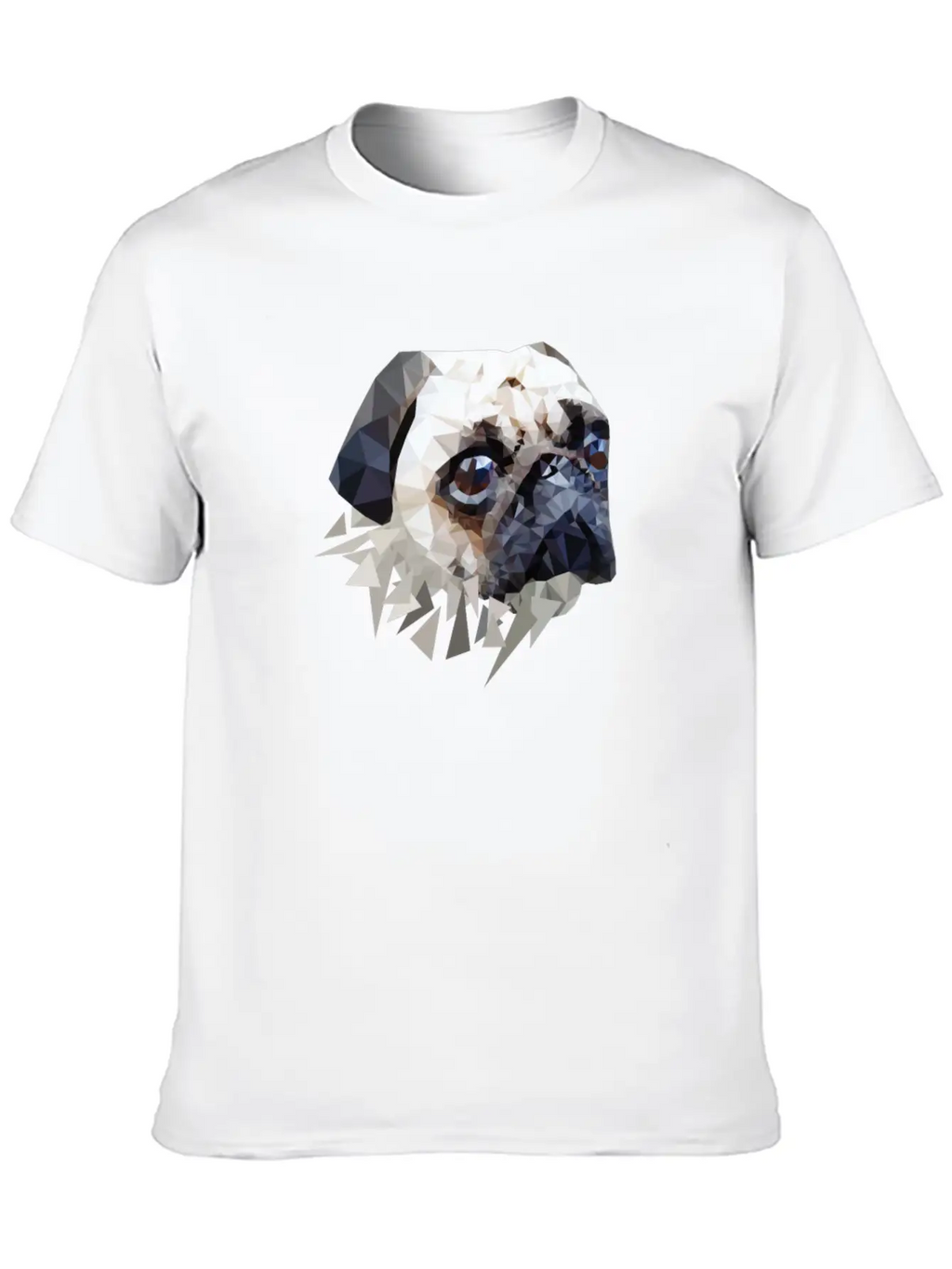 Pug Dog Unisex Casual T-Shirt – Clean Design For Daily Comfort
