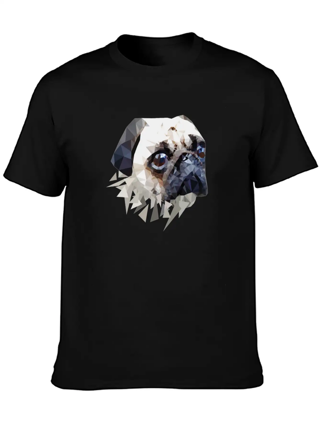 Pug Dog Unisex Casual T-Shirt – Clean Design For Daily Comfort