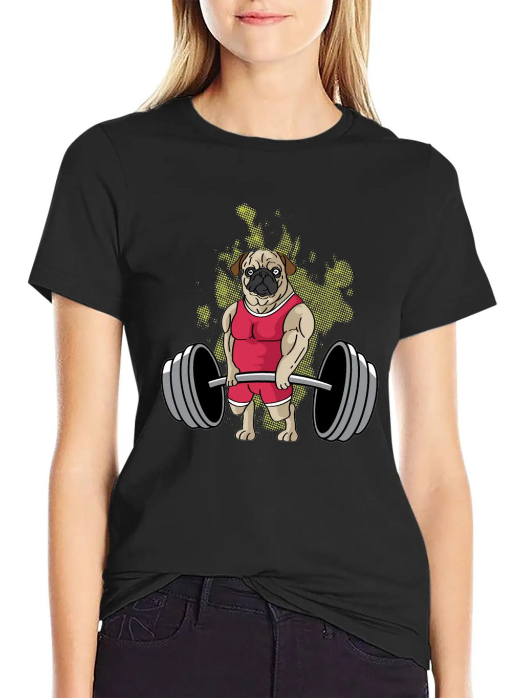Pug Weightlifting Workout Coach Gift Unisex Casual T-Shirt – Clean Design For Daily Comfort