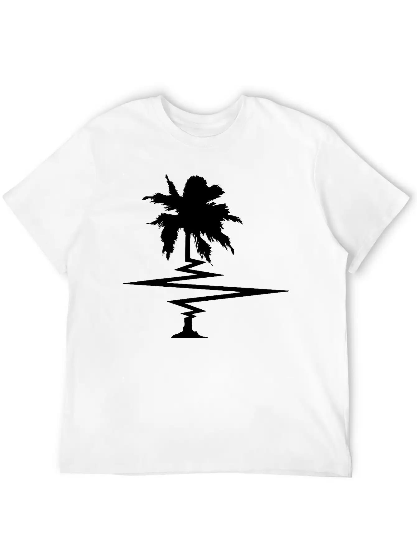 Pulse Heartbeat Frequency Palm Party Text Text Sum Unisex Casual T-Shirt – Clean Design For Daily Comfort