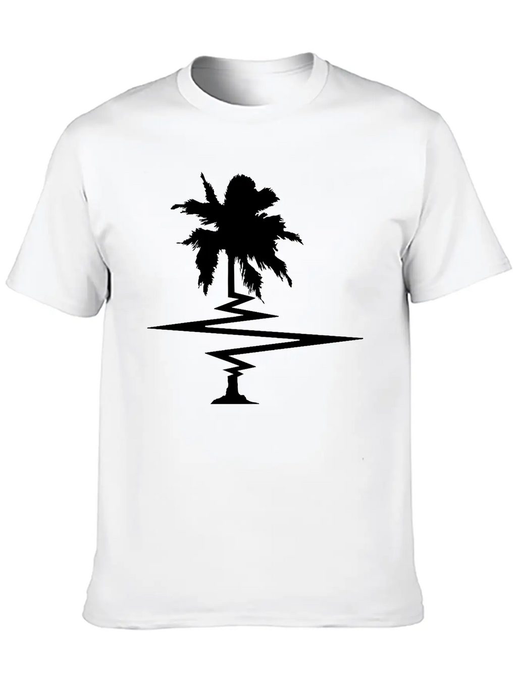 Pulse Heartbeat Frequency Palm Party Text Text Sum Unisex Casual T-Shirt – Clean Design For Daily Comfort