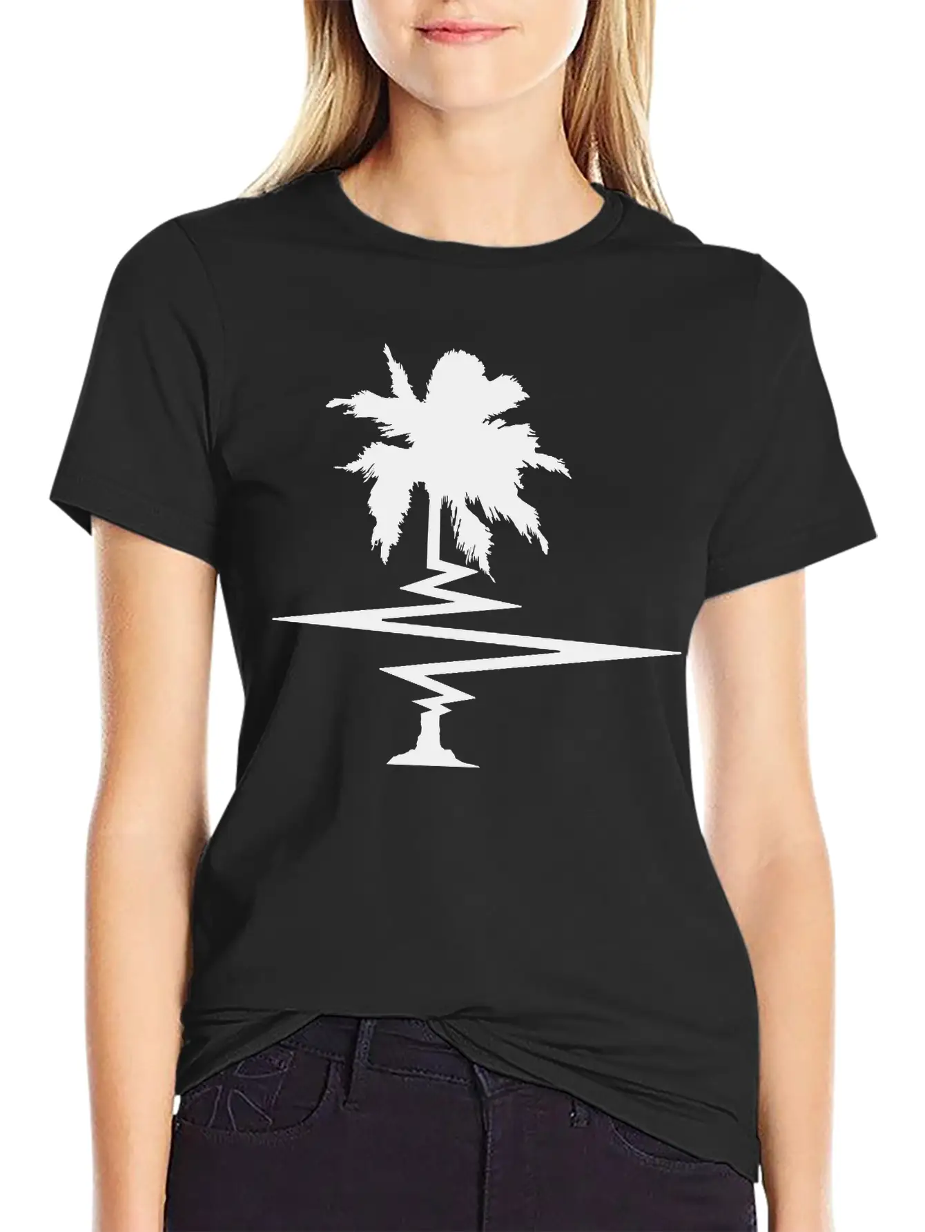 Pulse Heartbeat Frequency Palm Party Text Text Sum Unisex Casual T-Shirt – Clean Design For Daily Comfort