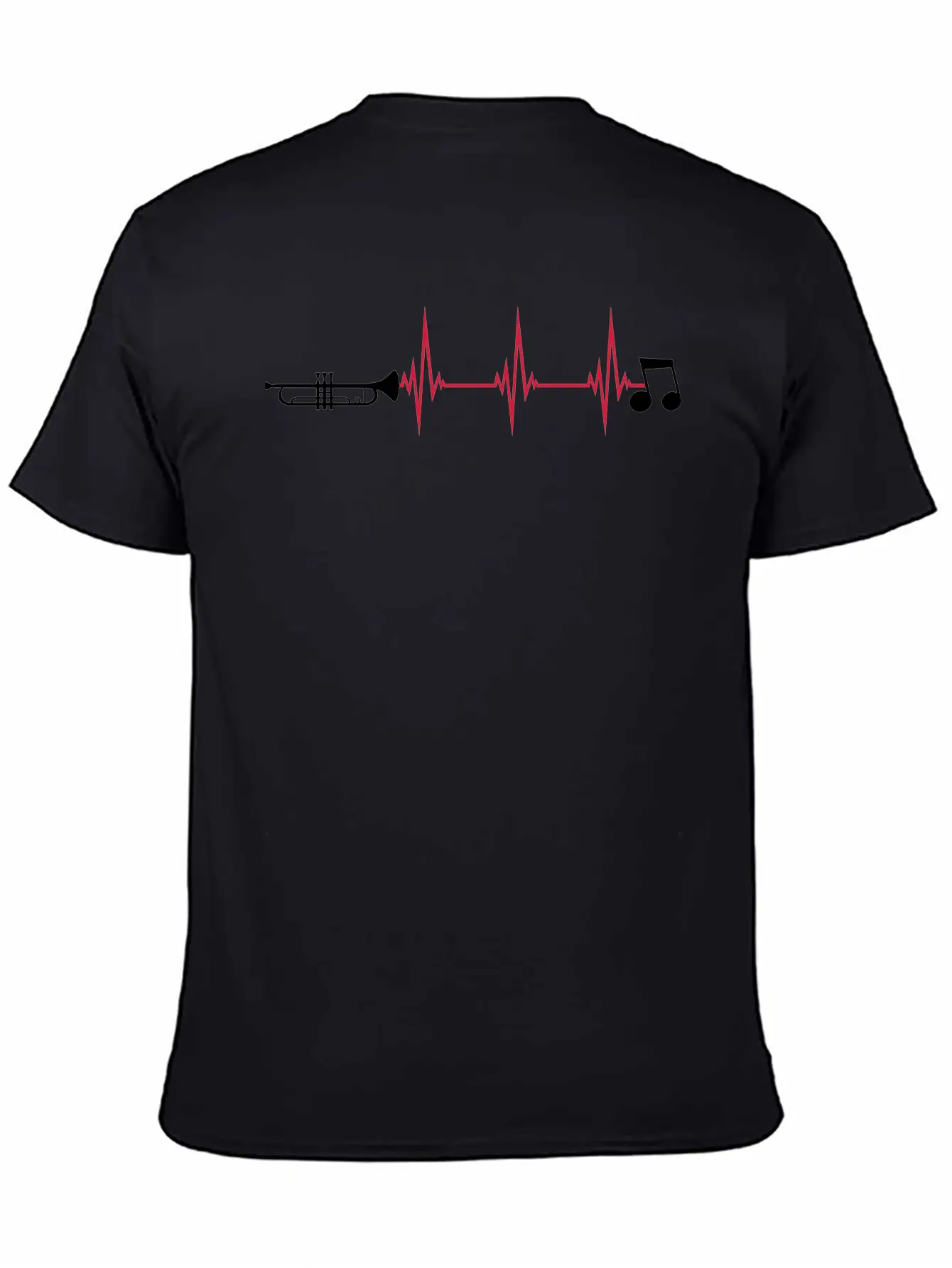 Pulse Trumpet Instrument Unisex Casual T-Shirt – Clean Design For Daily Comfort