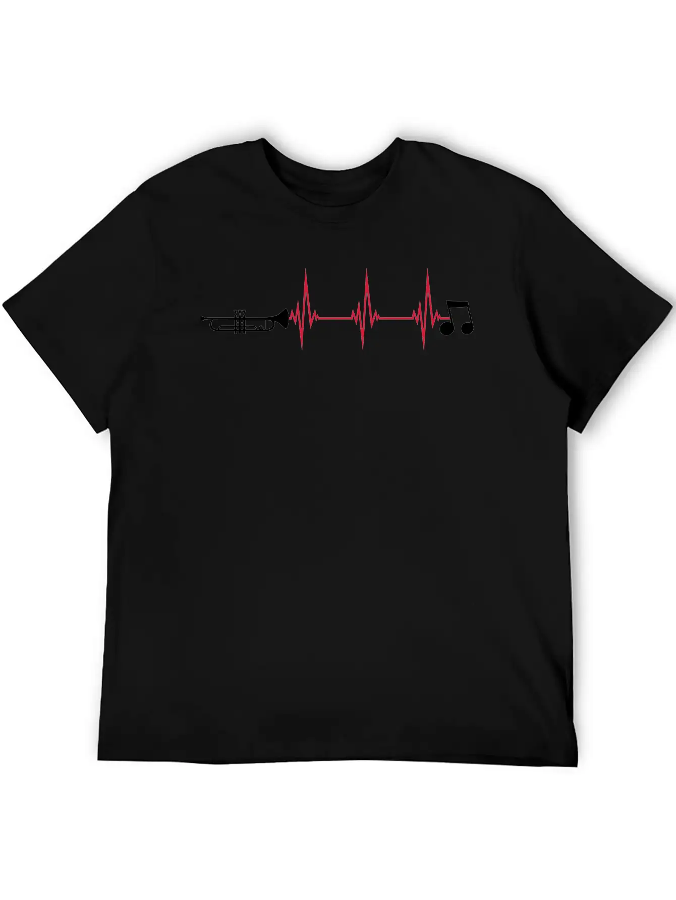 Pulse Trumpet Instrument Unisex Casual T-Shirt – Clean Design For Daily Comfort