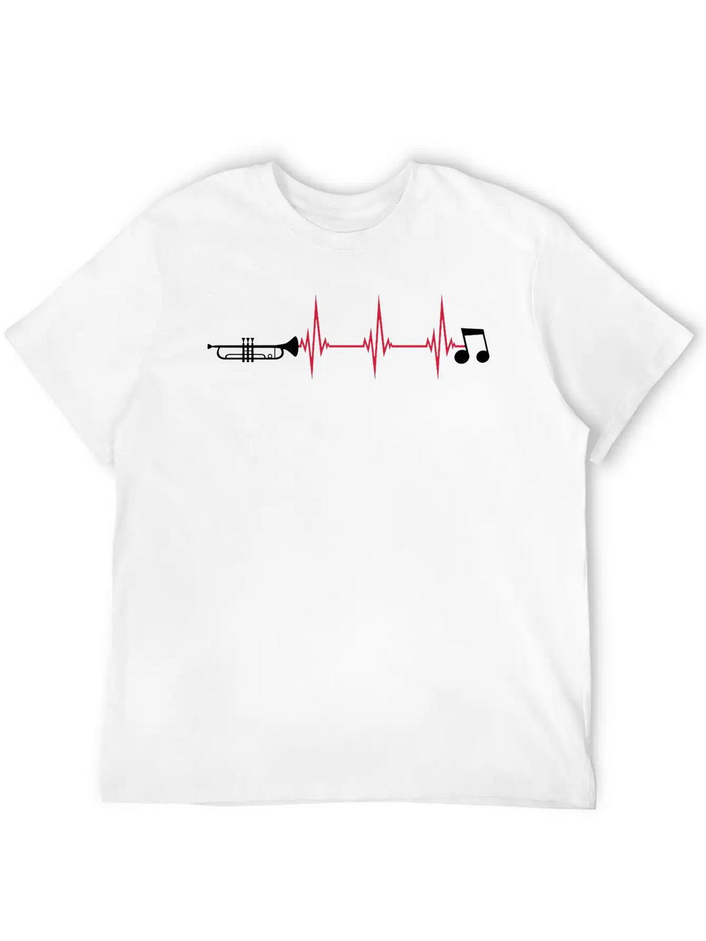 Pulse Trumpet Instrument Unisex Casual T-Shirt – Clean Design For Daily Comfort