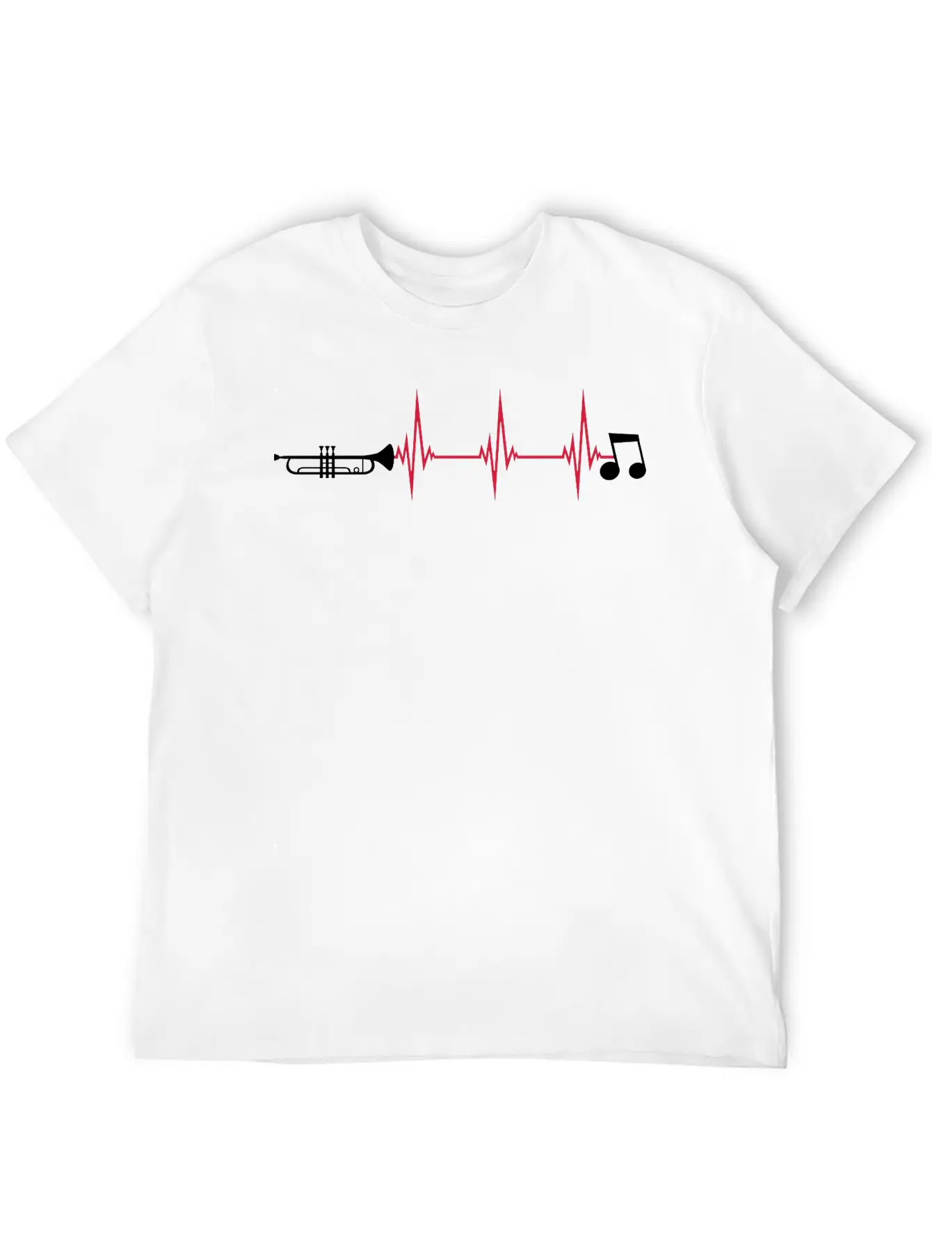 Pulse Trumpet Instrument Unisex Casual T-Shirt – Clean Design For Daily Comfort