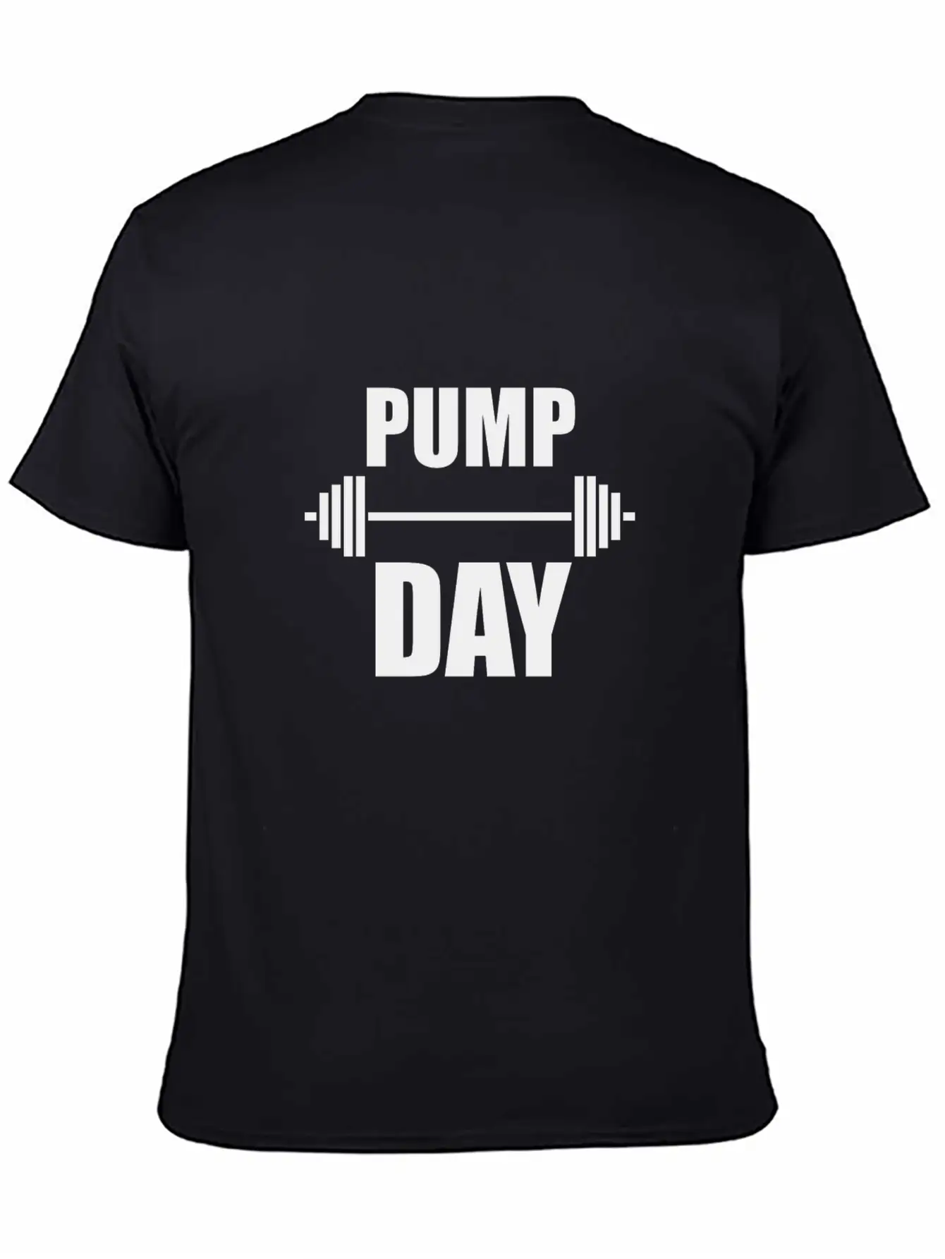 Pump Day Lift Weights Unisex Casual T-Shirt – Clean Design For Daily Comfort