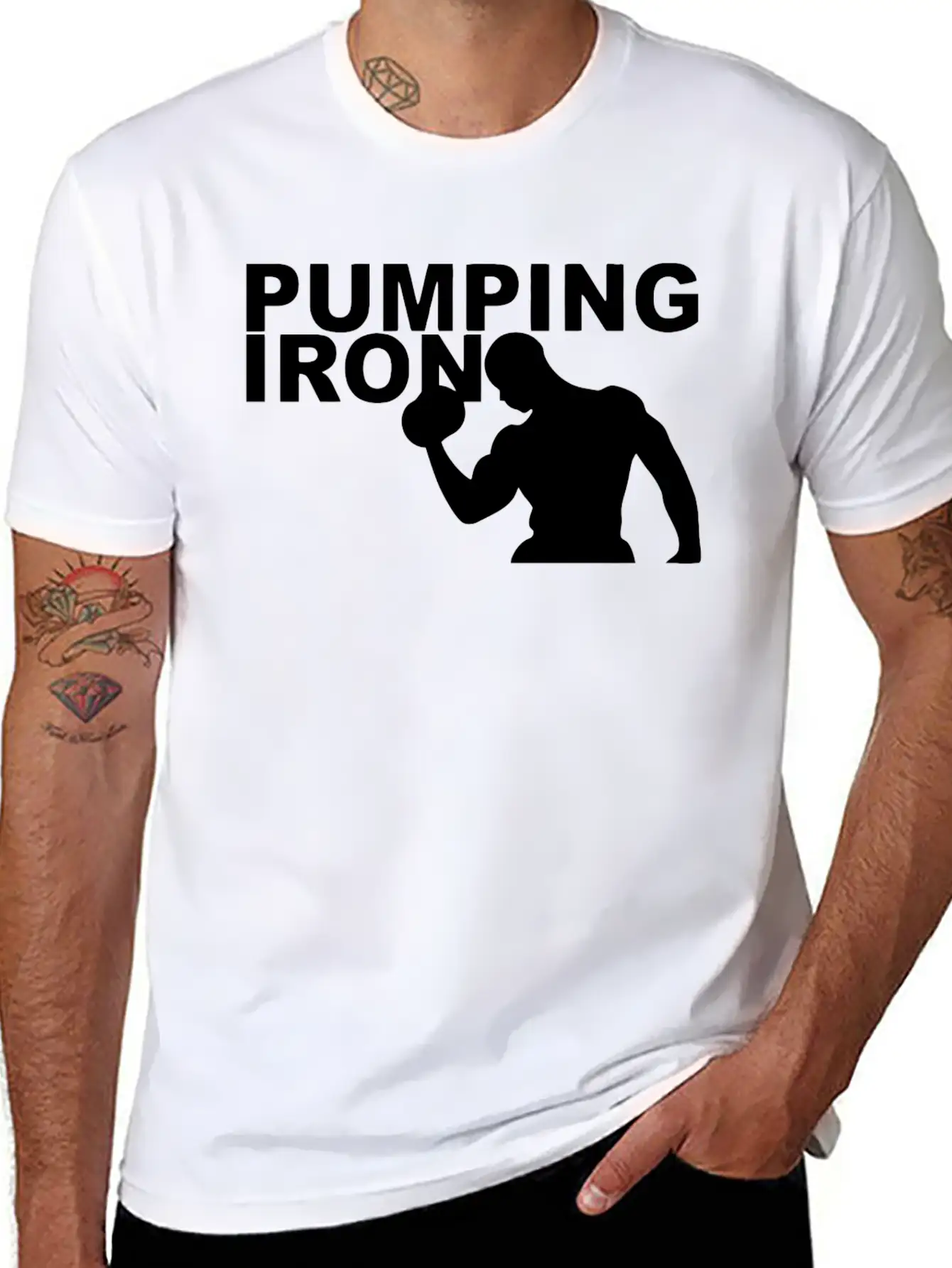 Pump Gym Stylish Everyday T-Shirt – Unisex Basic Cotton Tee